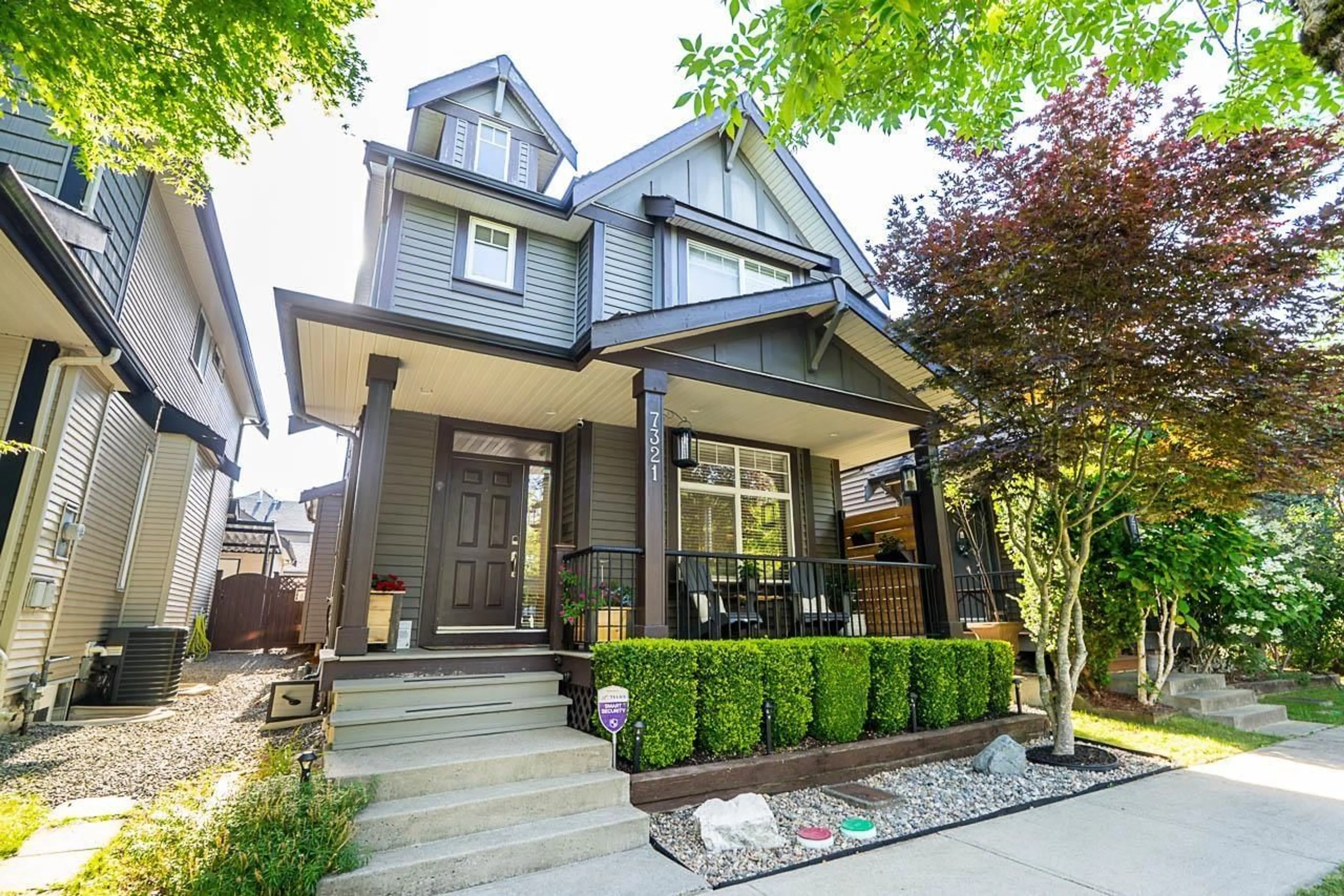 Home with brick exterior material, street for 7321 192A STREET, Surrey British Columbia V4N5Y4