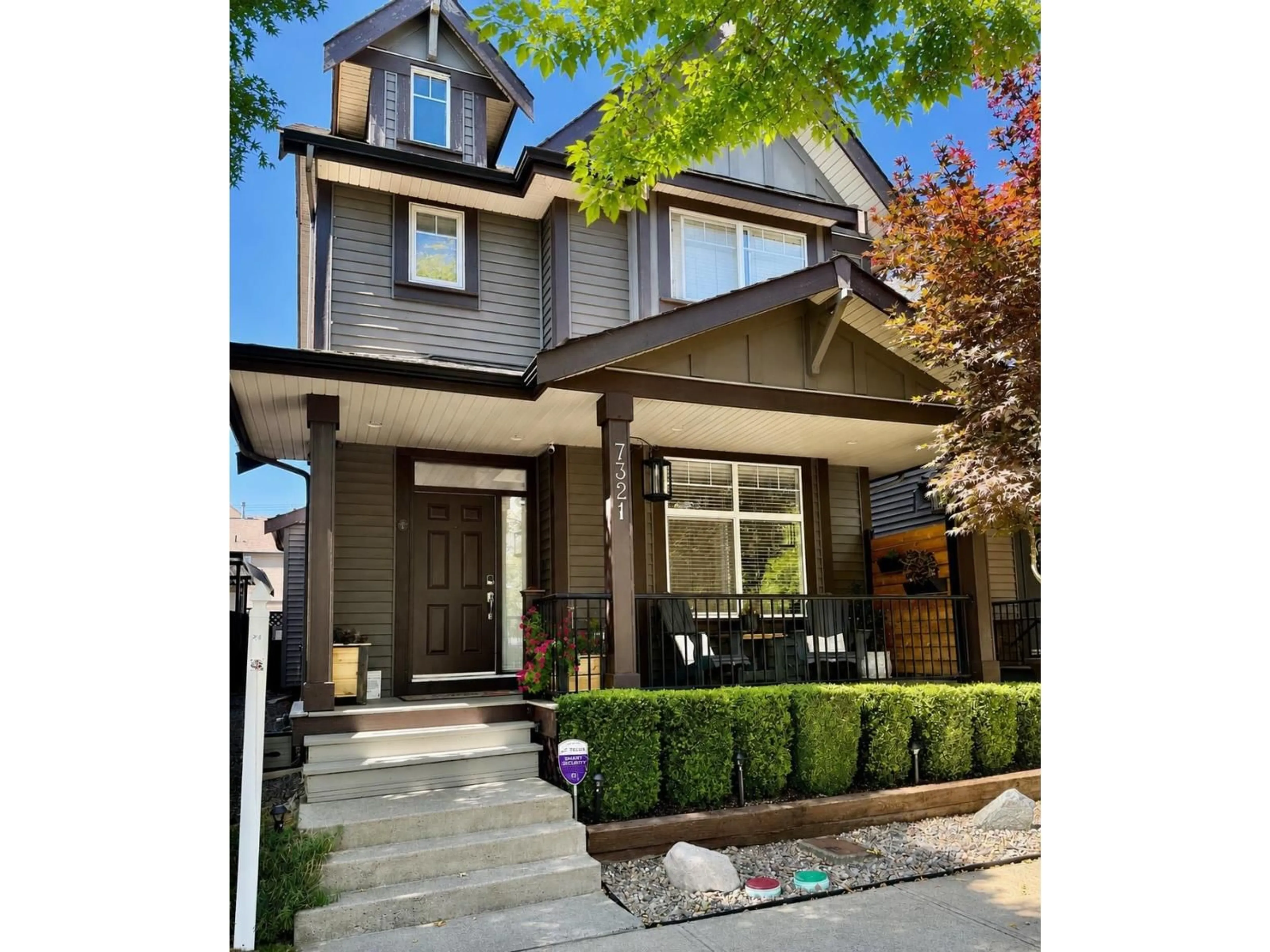 Home with brick exterior material, street for 7321 192A STREET, Surrey British Columbia V4N5Y4