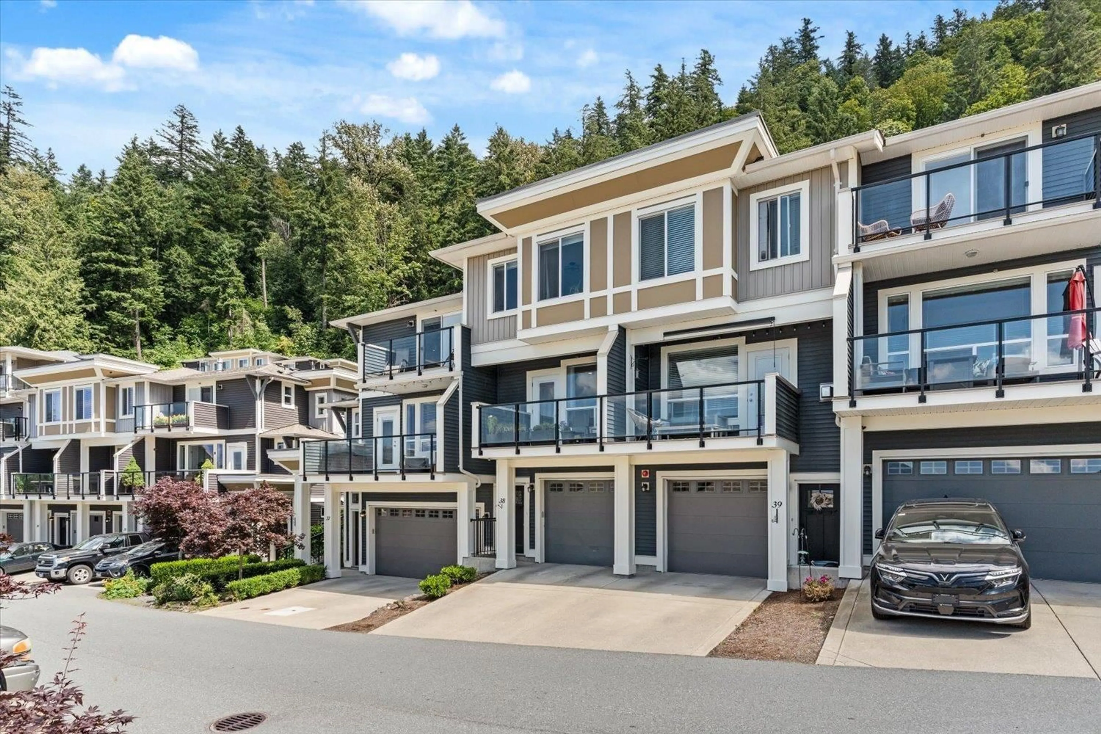 A pic from outside/outdoor area/front of a property/back of a property/a pic from drone, water/lake/river/ocean view for 38 - 6026 LINDEMAN STREET, Chilliwack British Columbia V2R0W1