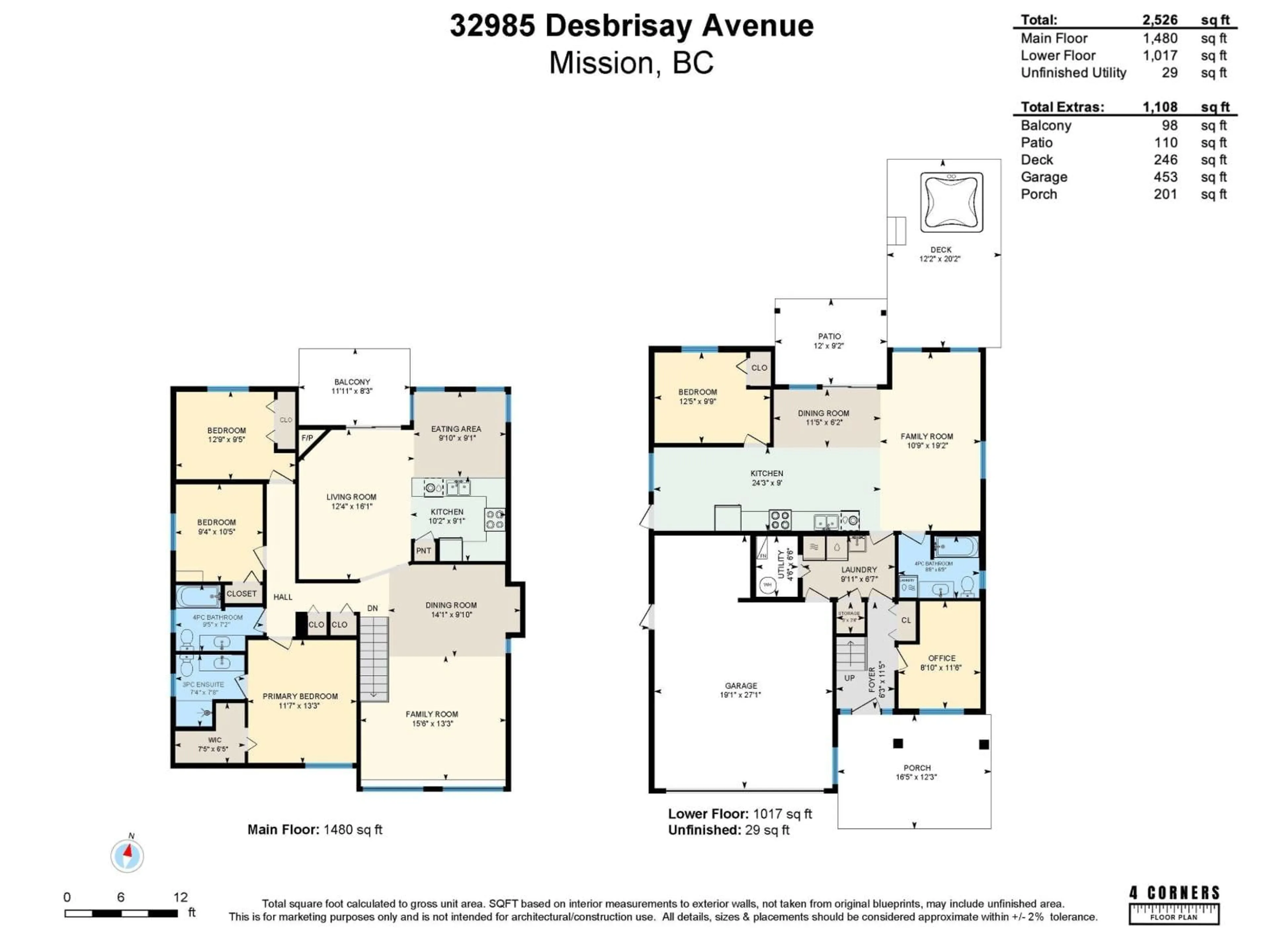 Floor plan for 32985 DESBRISAY AVENUE, Mission British Columbia V2V7R2