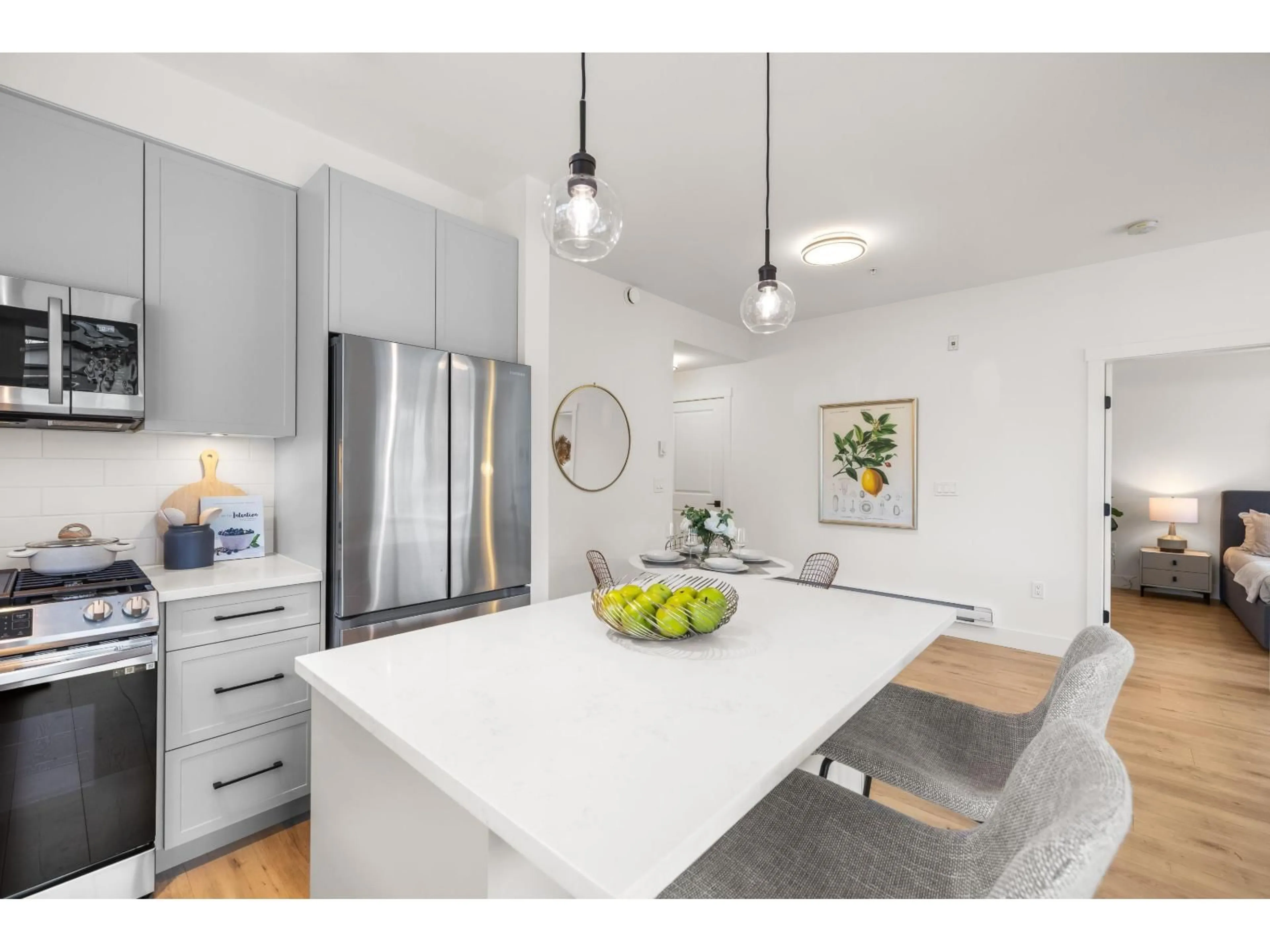 Open concept kitchen, unknown for 324 - 7506 199A STREET, Langley British Columbia V2Y3K9