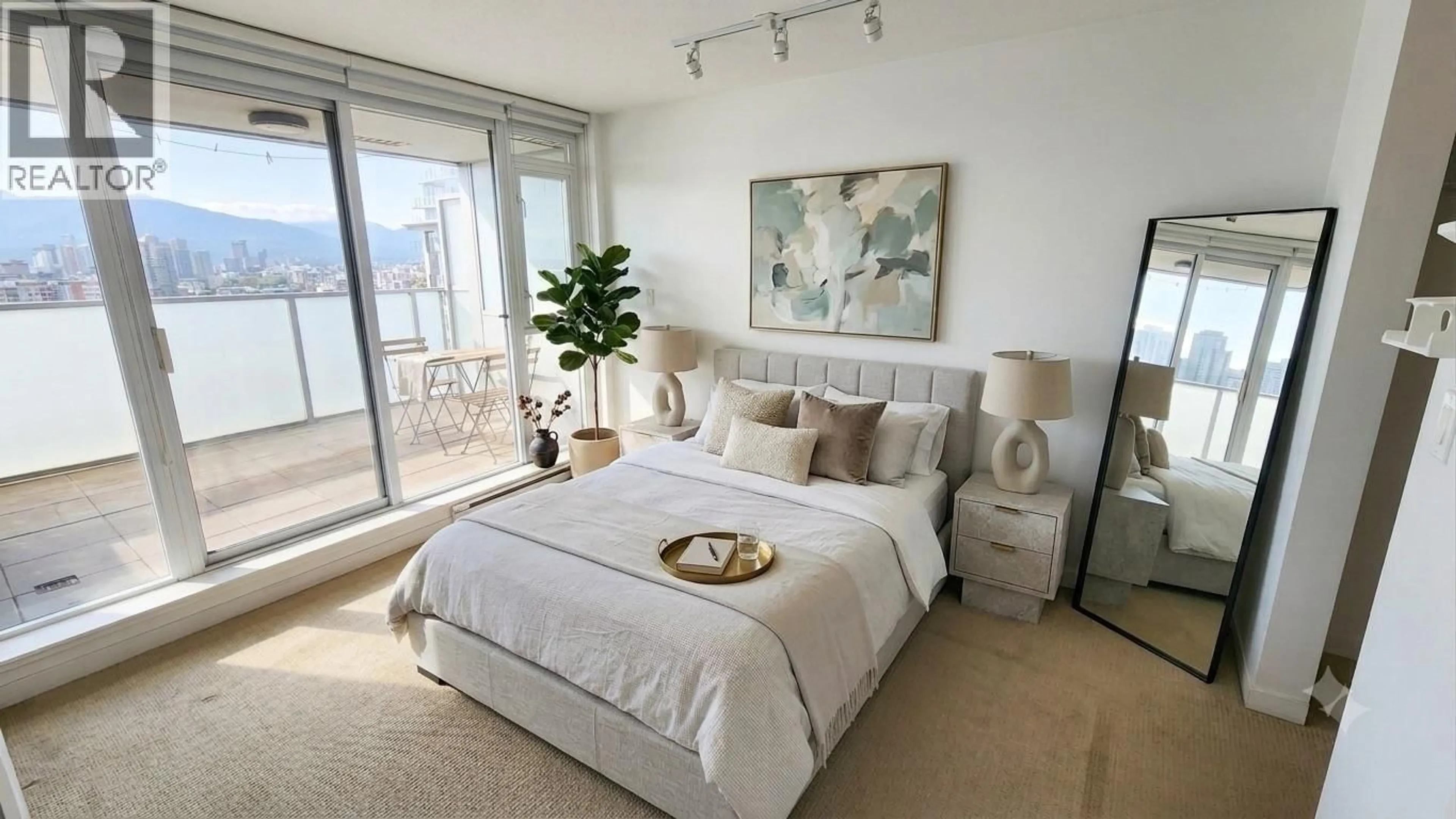 Bedroom with bed, unknown for 1003 - 2770 SOPHIA STREET, Vancouver British Columbia V5T0A4