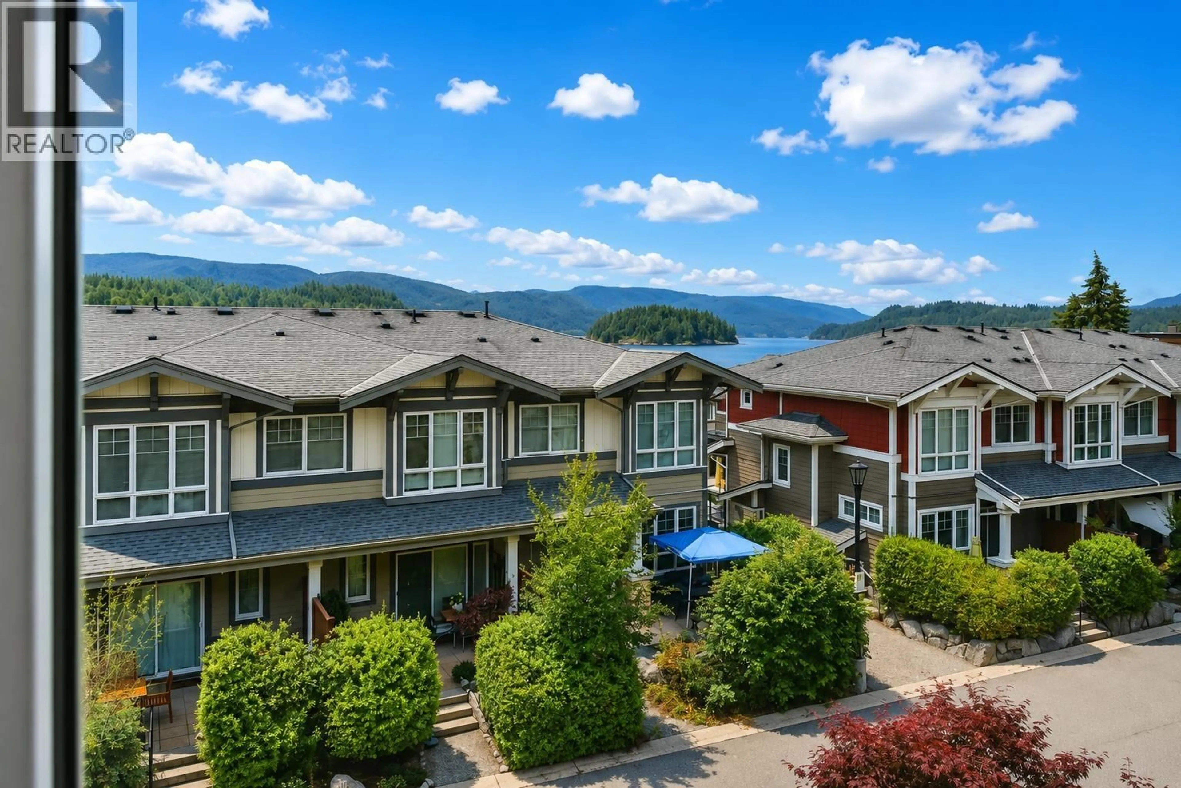 A pic from outside/outdoor area/front of a property/back of a property/a pic from drone, mountain view for 5964 OLDMILL LANE, Sechelt British Columbia V7Z0S2
