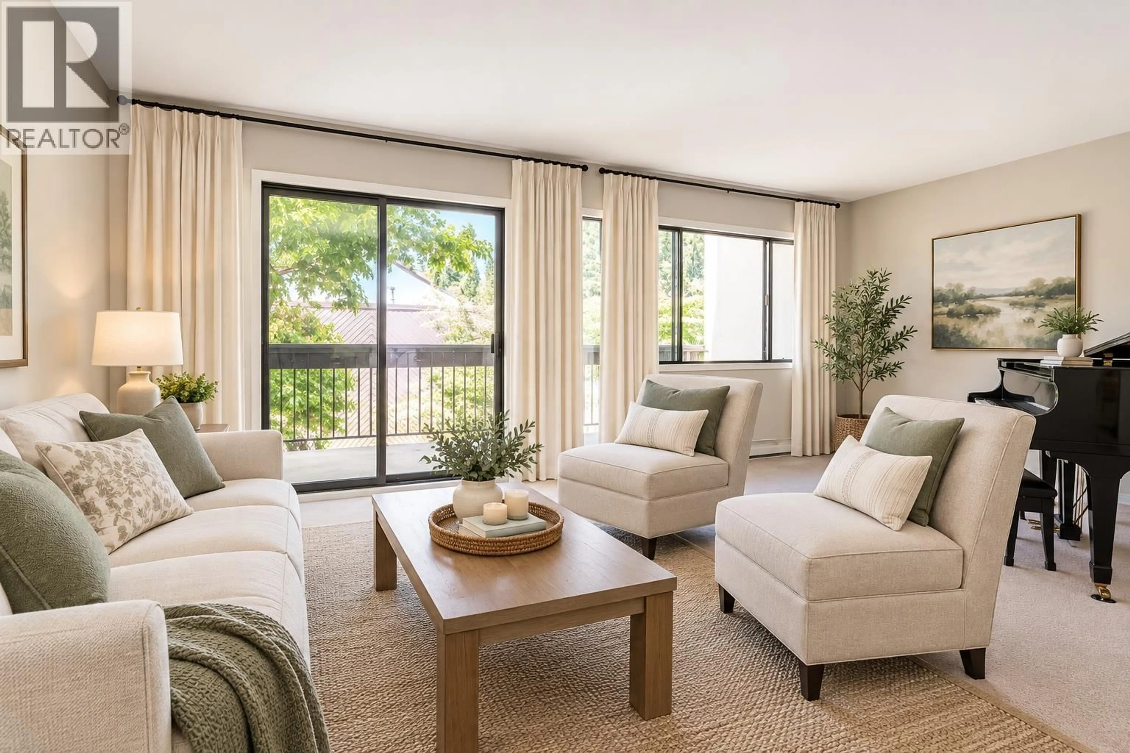 Living room with furniture, unknown for 8 - 7371 MONTECITO DRIVE, Burnaby British Columbia V5A1R4