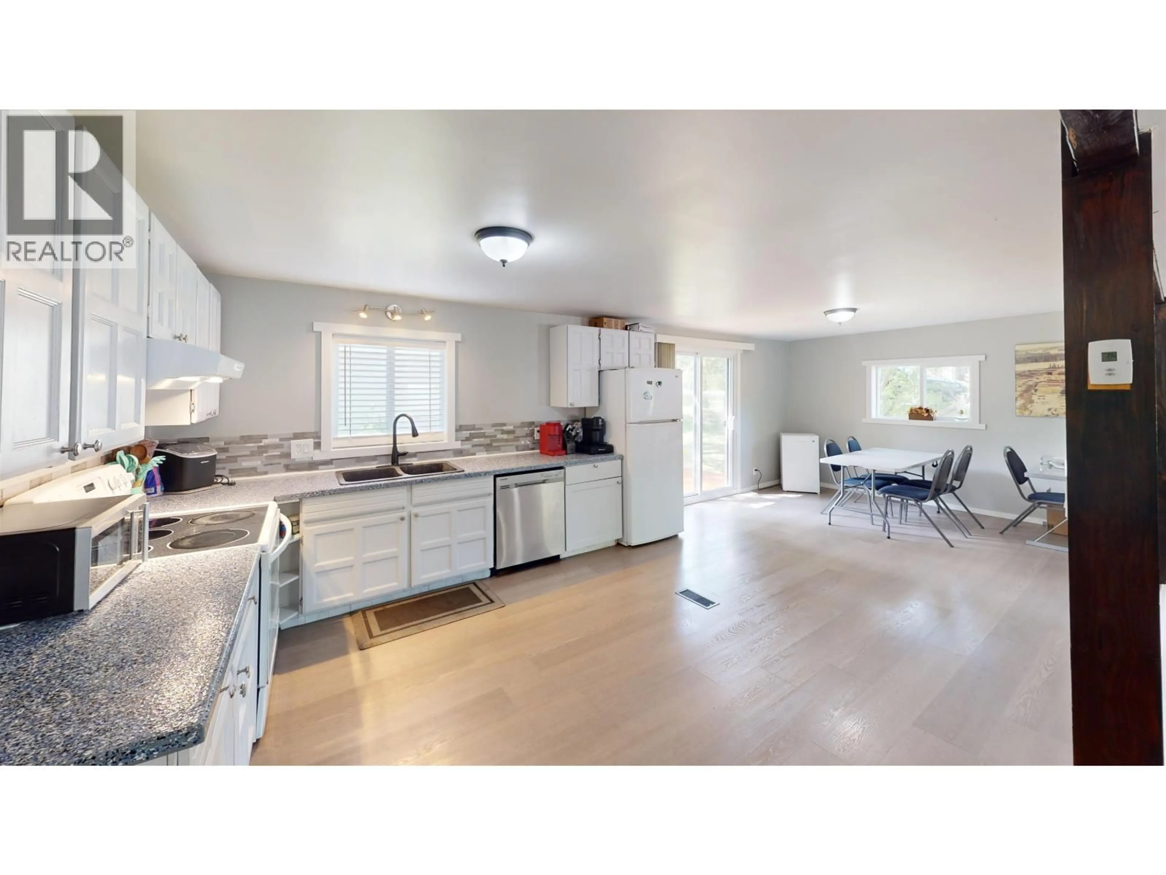 Open concept kitchen, ceramic/tile floor for 602 FIR STREET, Quesnel British Columbia V2J3W2