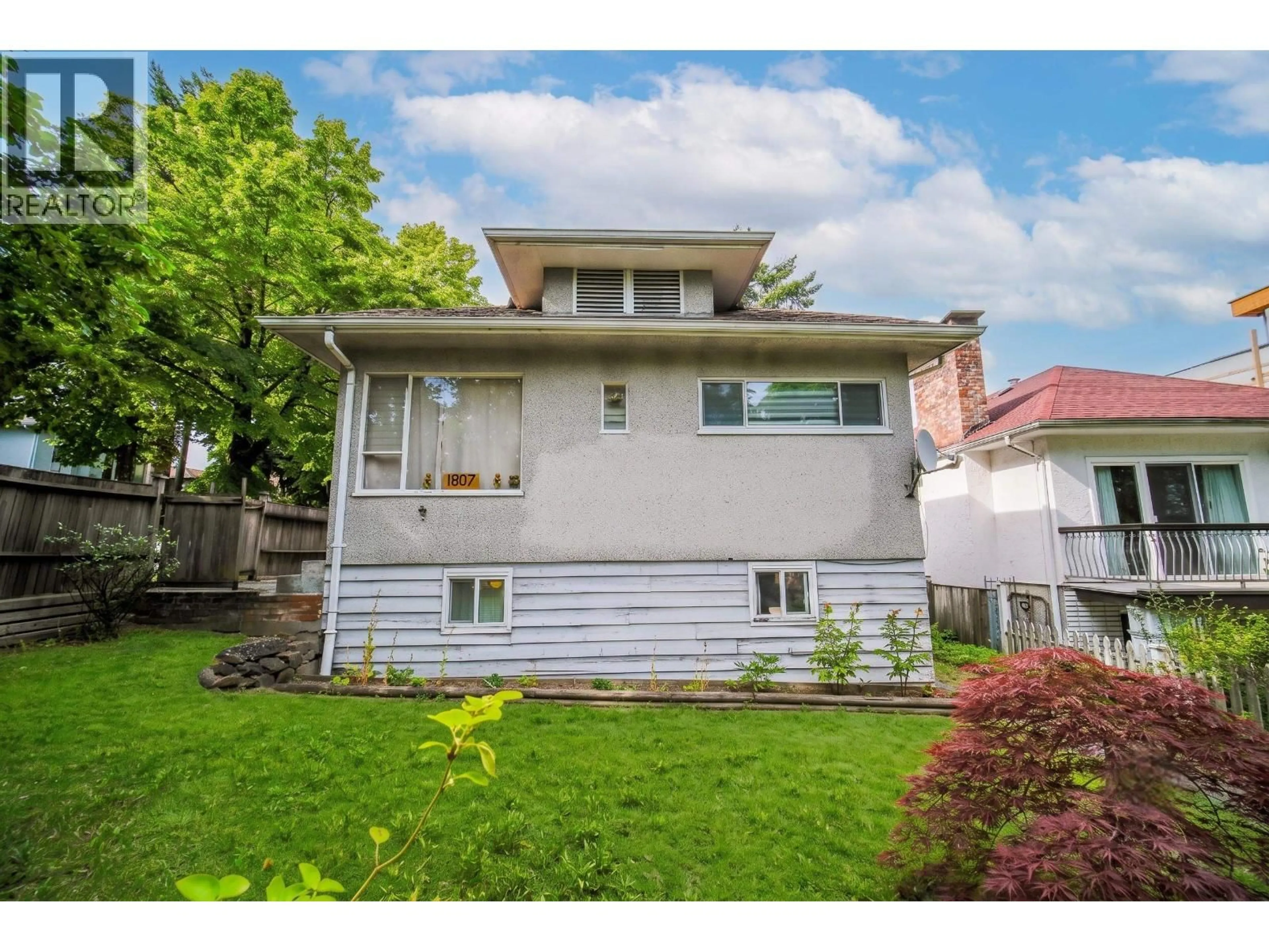 Home with vinyl exterior material, street for 1807 38TH AVENUE, Vancouver British Columbia V5P1G6