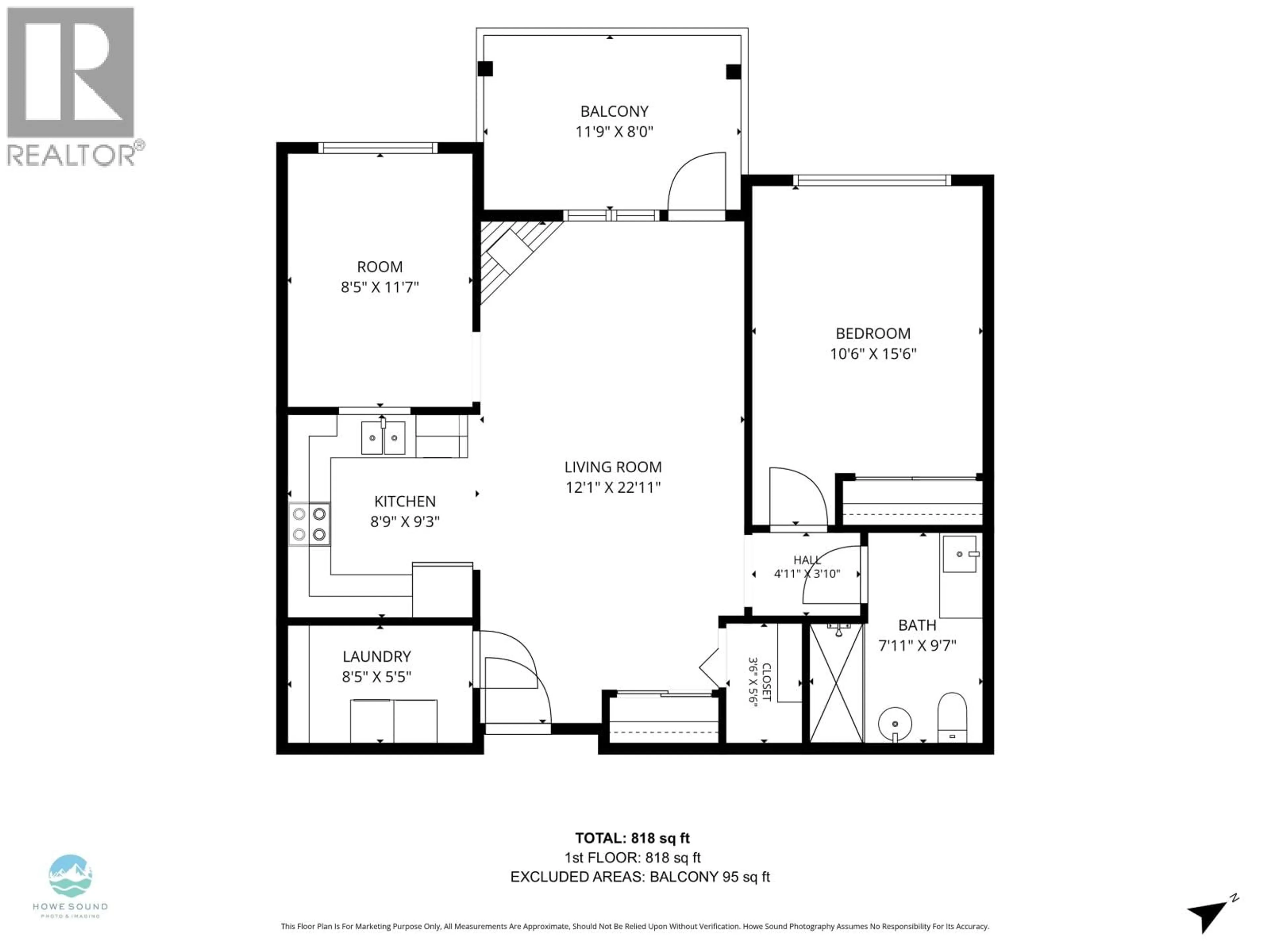 Floor plan for 207 - 1203 PEMBERTON AVENUE, Squamish British Columbia V8B0J7