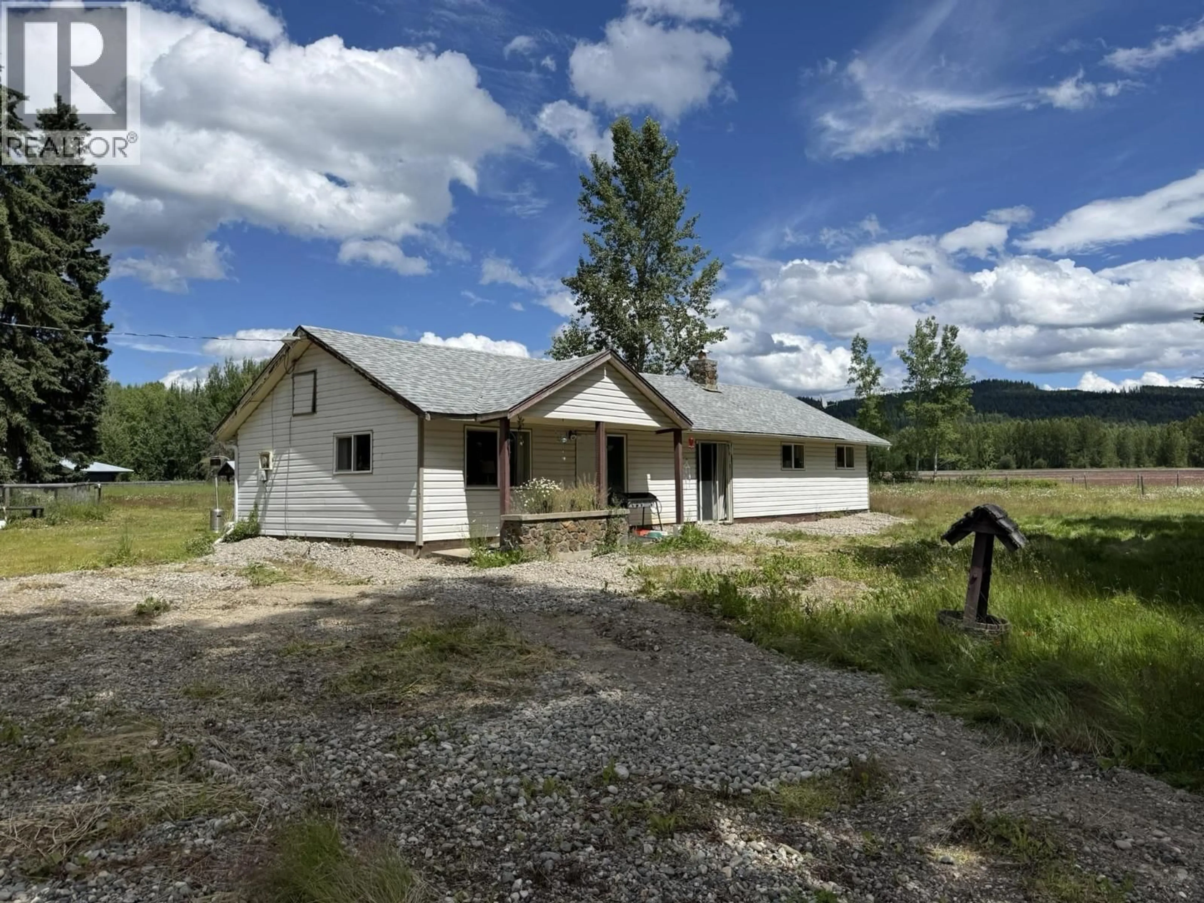 A pic from outside/outdoor area/front of a property/back of a property/a pic from drone, building for 18730 OLSON ROAD, Quesnel British Columbia V0K1S1