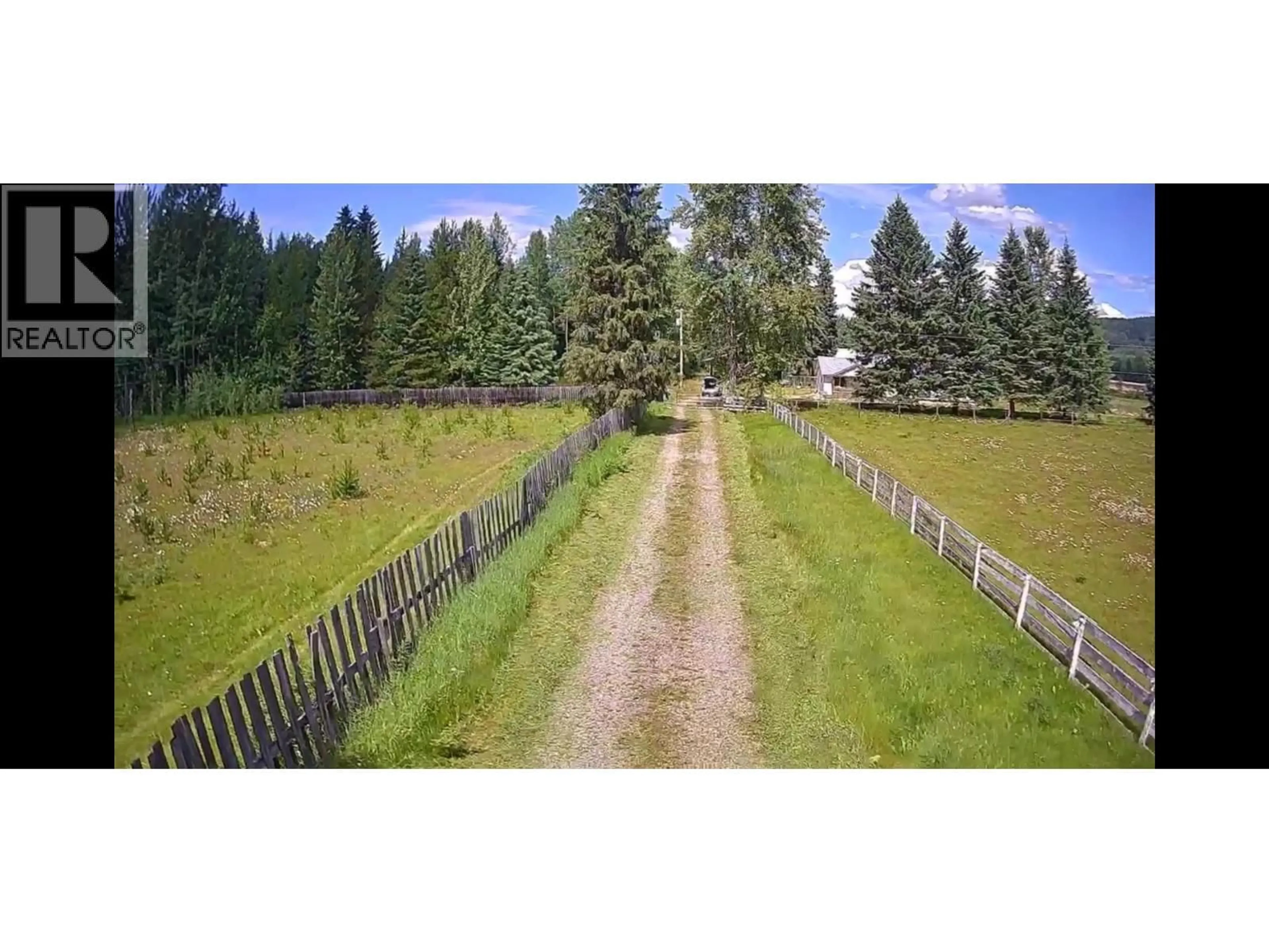 A pic from outside/outdoor area/front of a property/back of a property/a pic from drone, forest/trees view for 18730 OLSON ROAD, Quesnel British Columbia V0K1S1