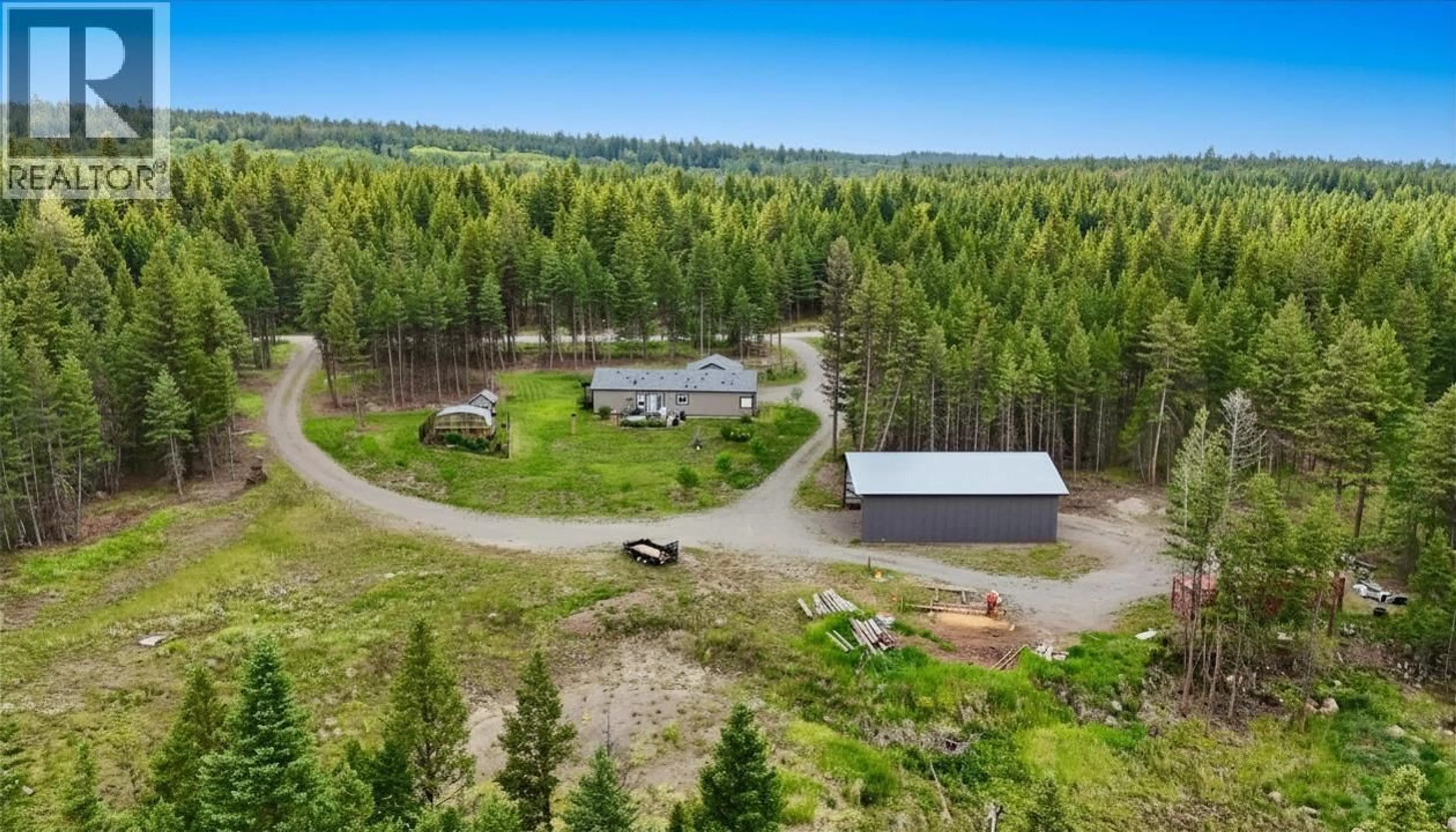 A pic from outside/outdoor area/front of a property/back of a property/a pic from drone, forest/trees view for 2645 MISTY CRESCENT, Williams Lake British Columbia V2G4W9