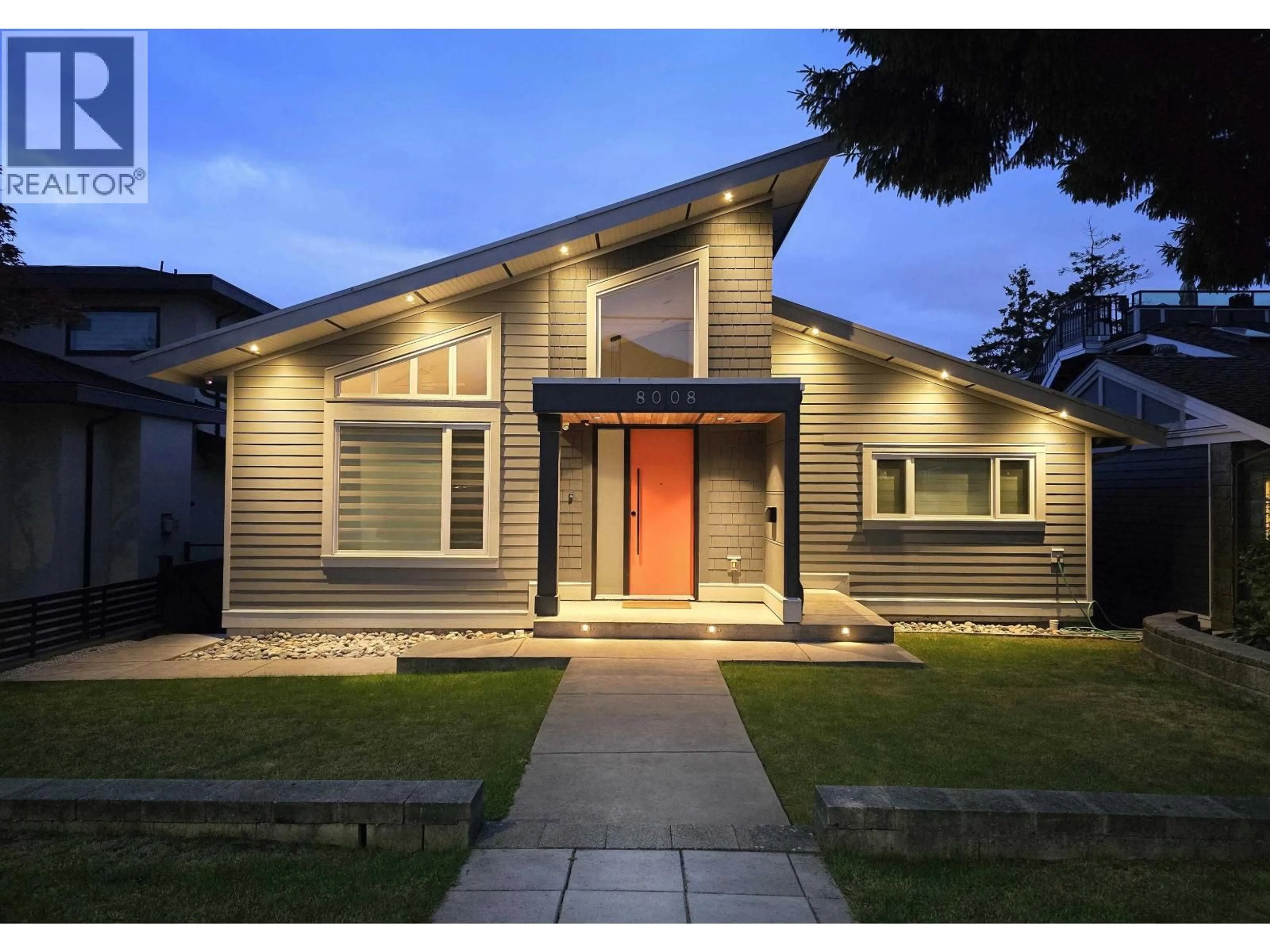 Home with vinyl exterior material, street for 8008 13TH AVENUE, Burnaby British Columbia V3N2G2