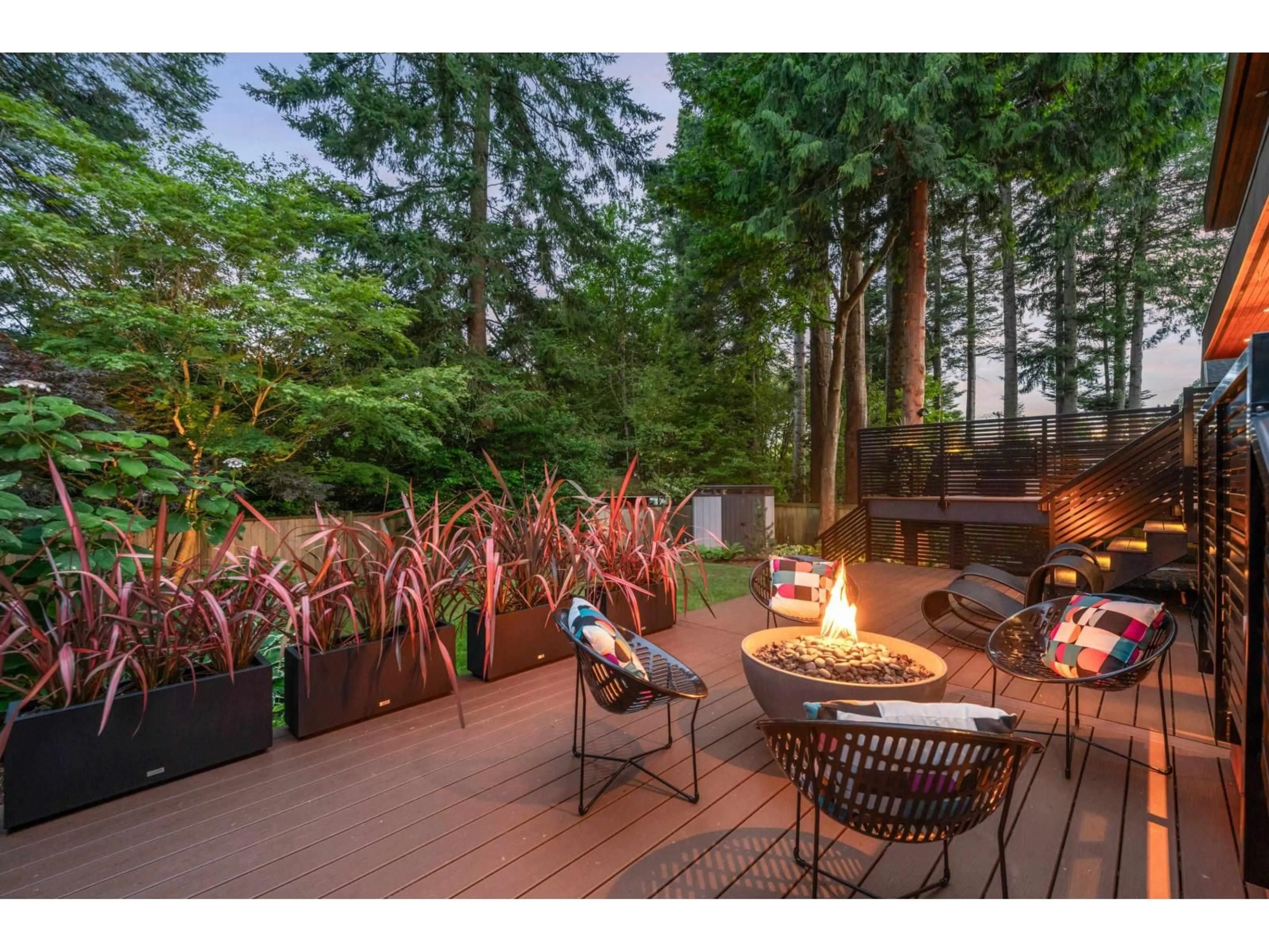 Patio, forest/trees view for 13038 14A AVENUE, Surrey British Columbia V4A1J1