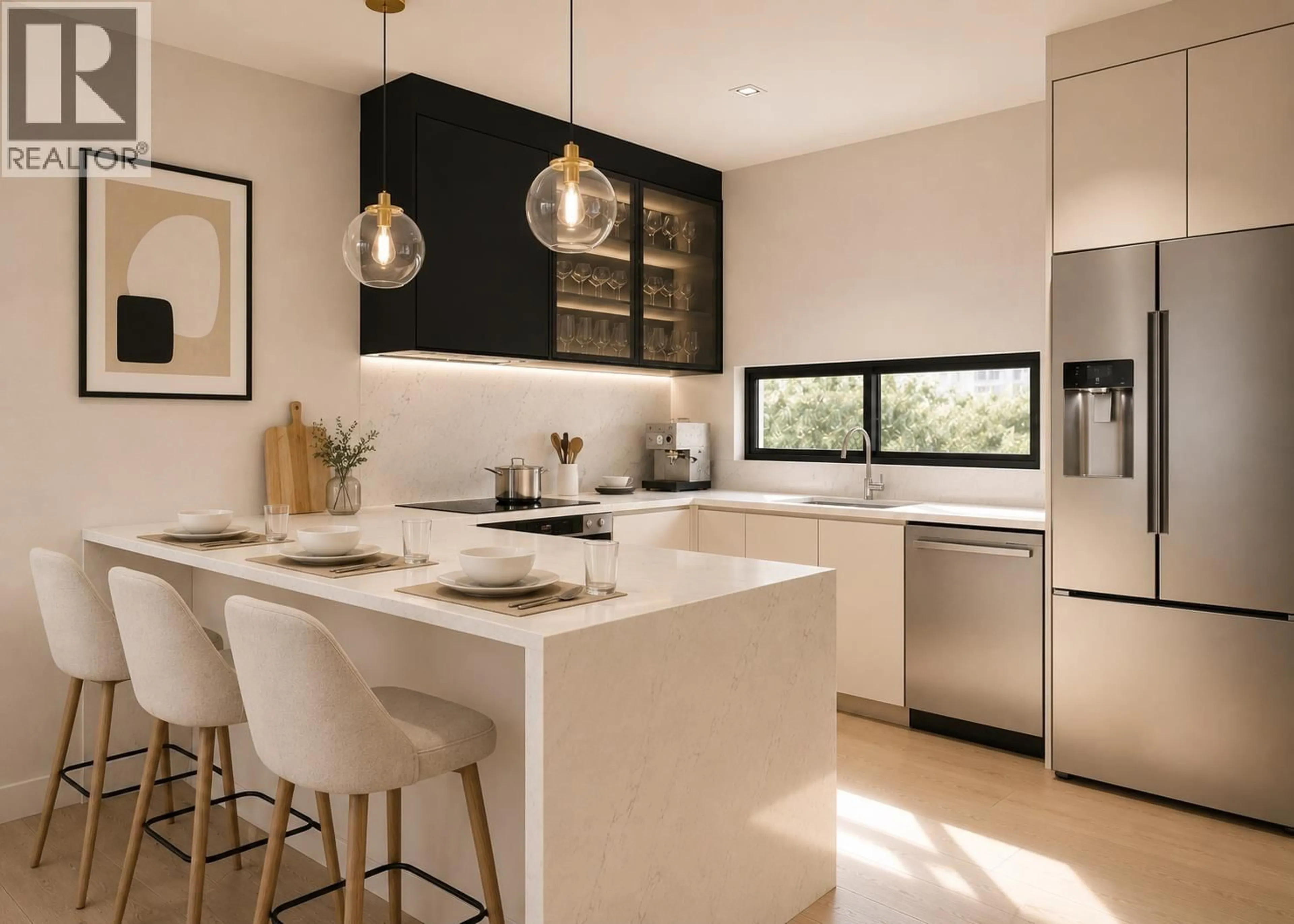 Contemporary kitchen, unknown for 1 - 4271 HEATHER STREET, Vancouver British Columbia V5Z2G5