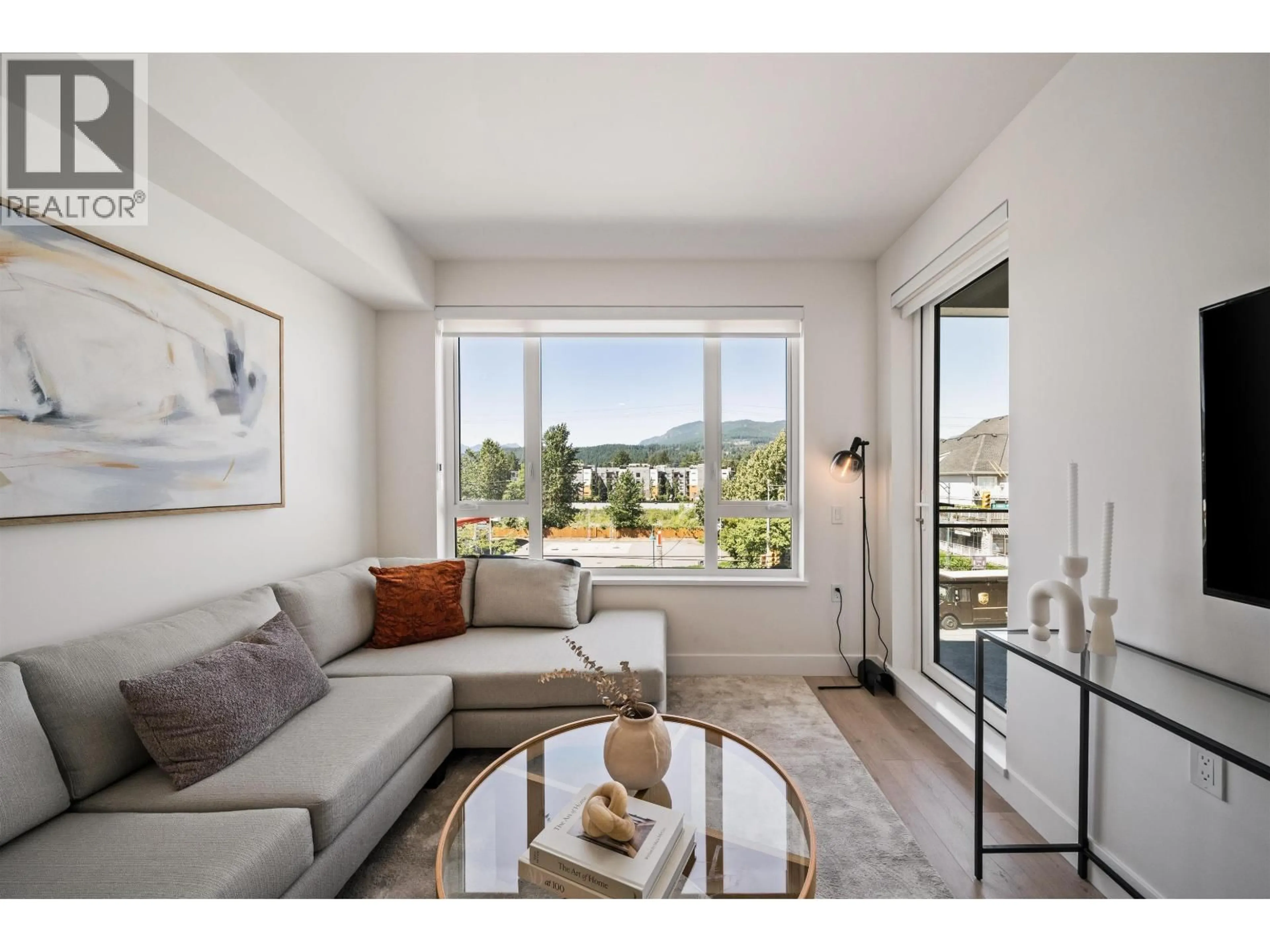 Living room with furniture, unknown for 306 - 111 BULLER STREET, Port Moody British Columbia V3H0P5