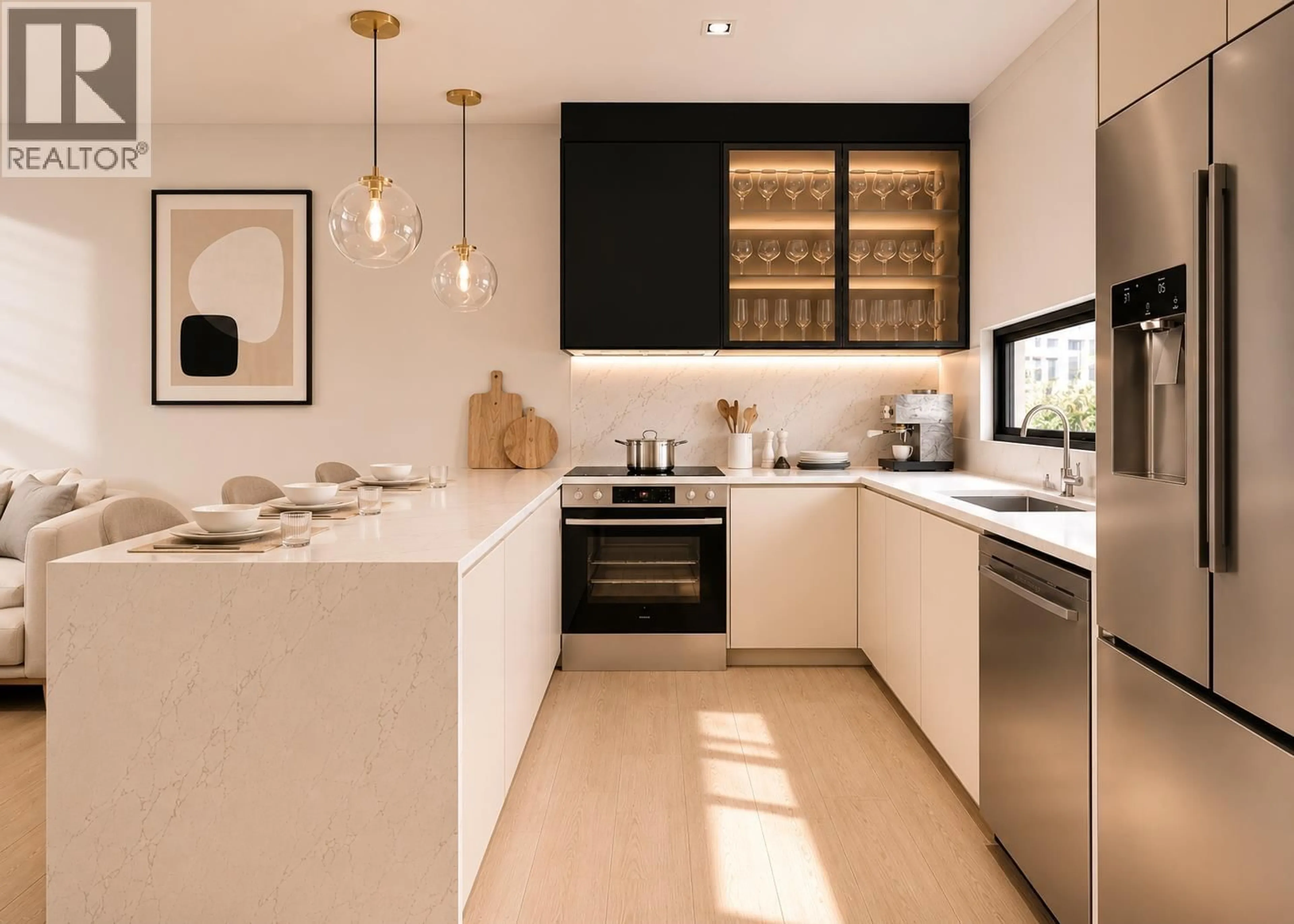 Contemporary kitchen, unknown for 2 - 4271 HEATHER STREET, Vancouver British Columbia V5Z2G5