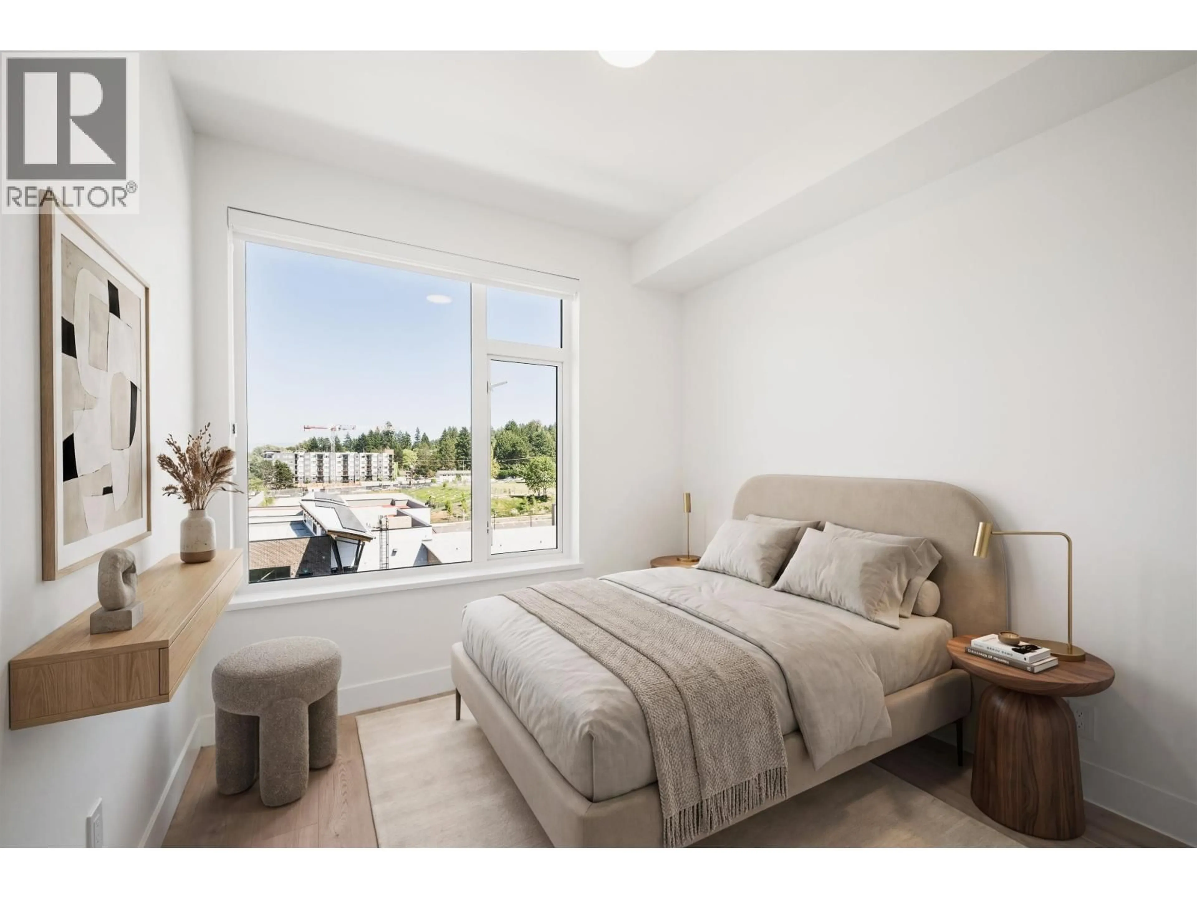 Bedroom with bed, unknown for 603 - 111 BULLER STREET, Port Moody British Columbia V3H0P5