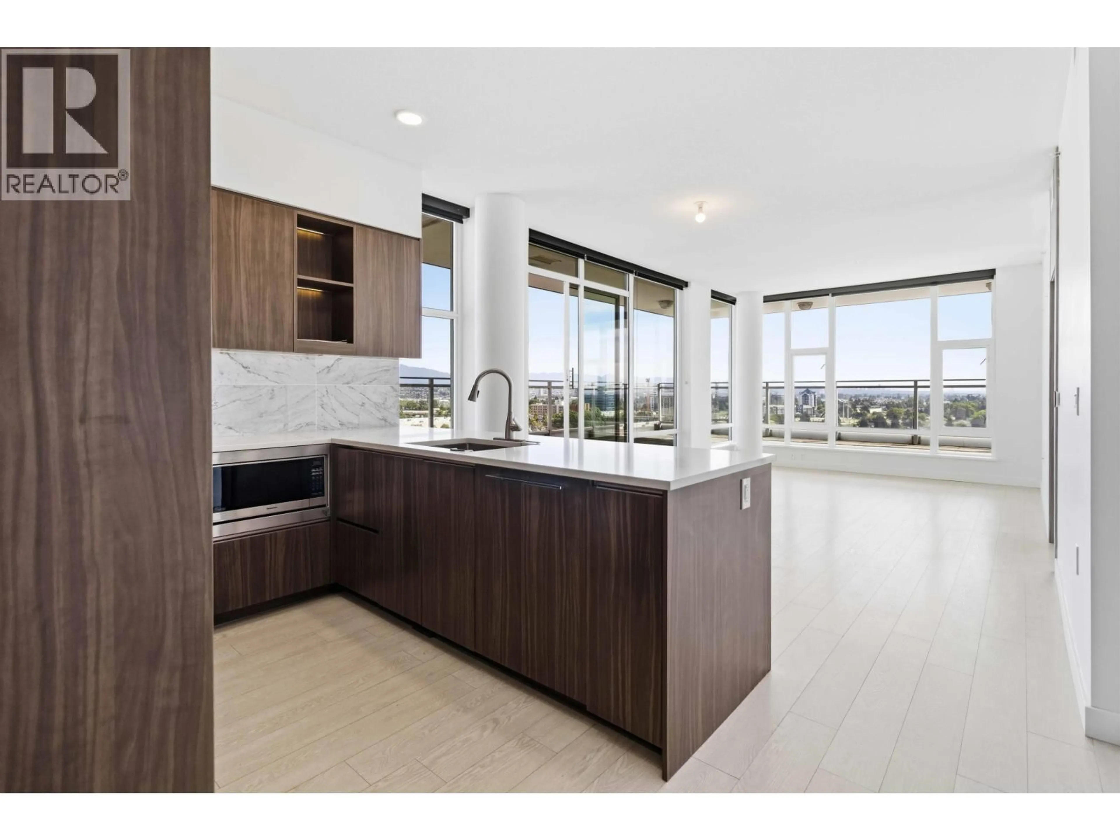Open concept kitchen, ceramic/tile floor for 1701 - 3300 KETCHESON ROAD, Richmond British Columbia V6X0S5