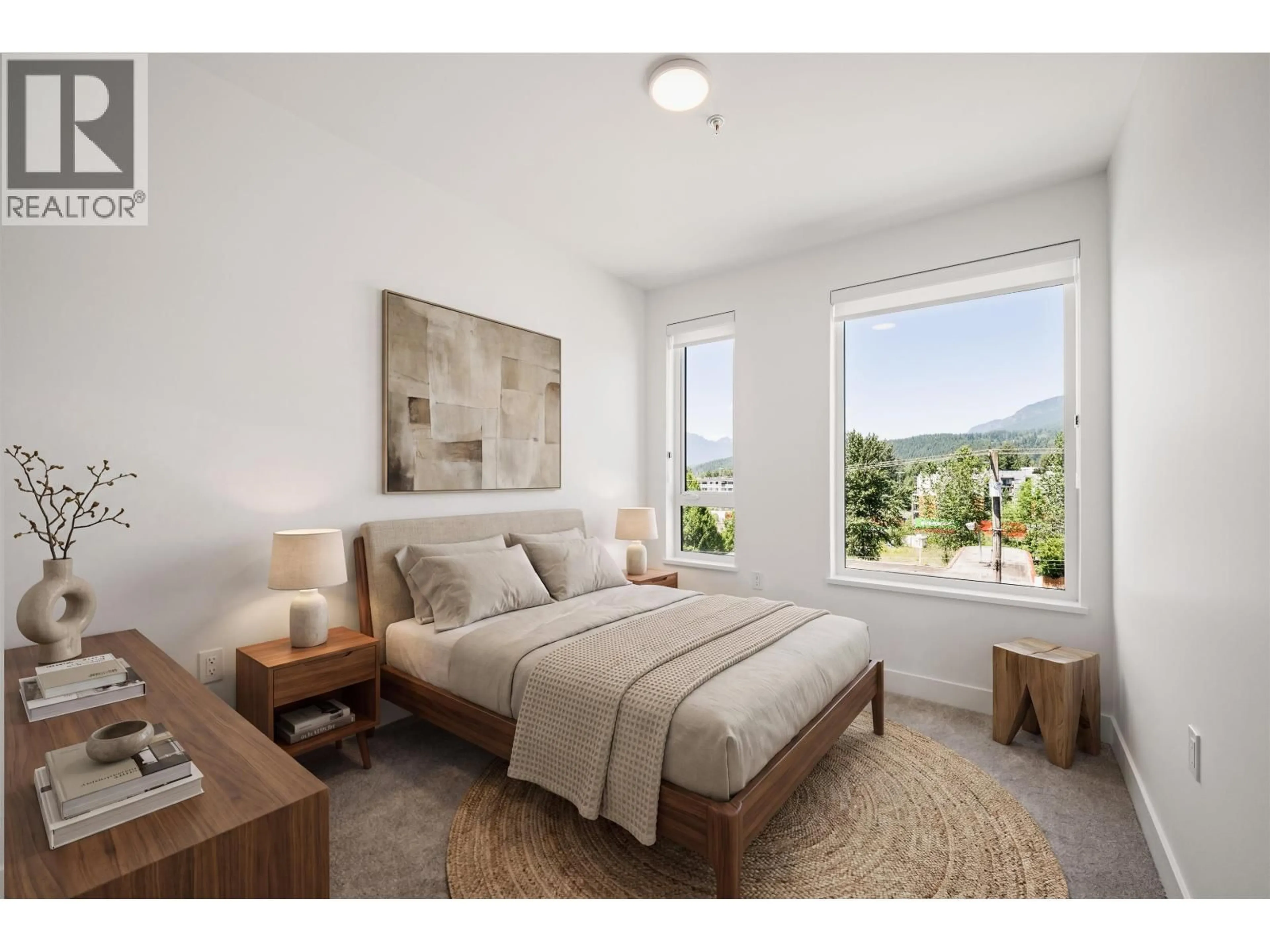 Bedroom with bed, unknown for 410 - 111 BULLER STREET, Port Moody British Columbia V3H0P5