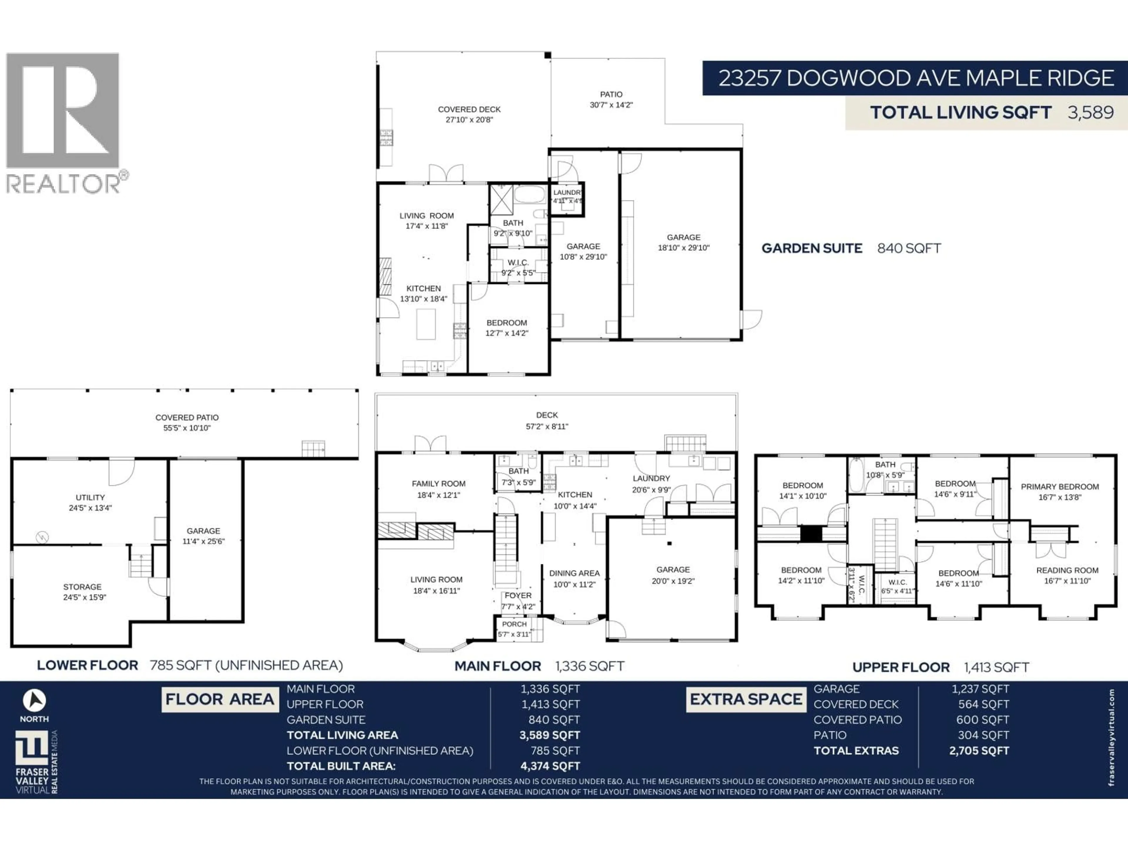 Floor plan for 23257 DOGWOOD AVENUE, Maple Ridge British Columbia V2X4S4