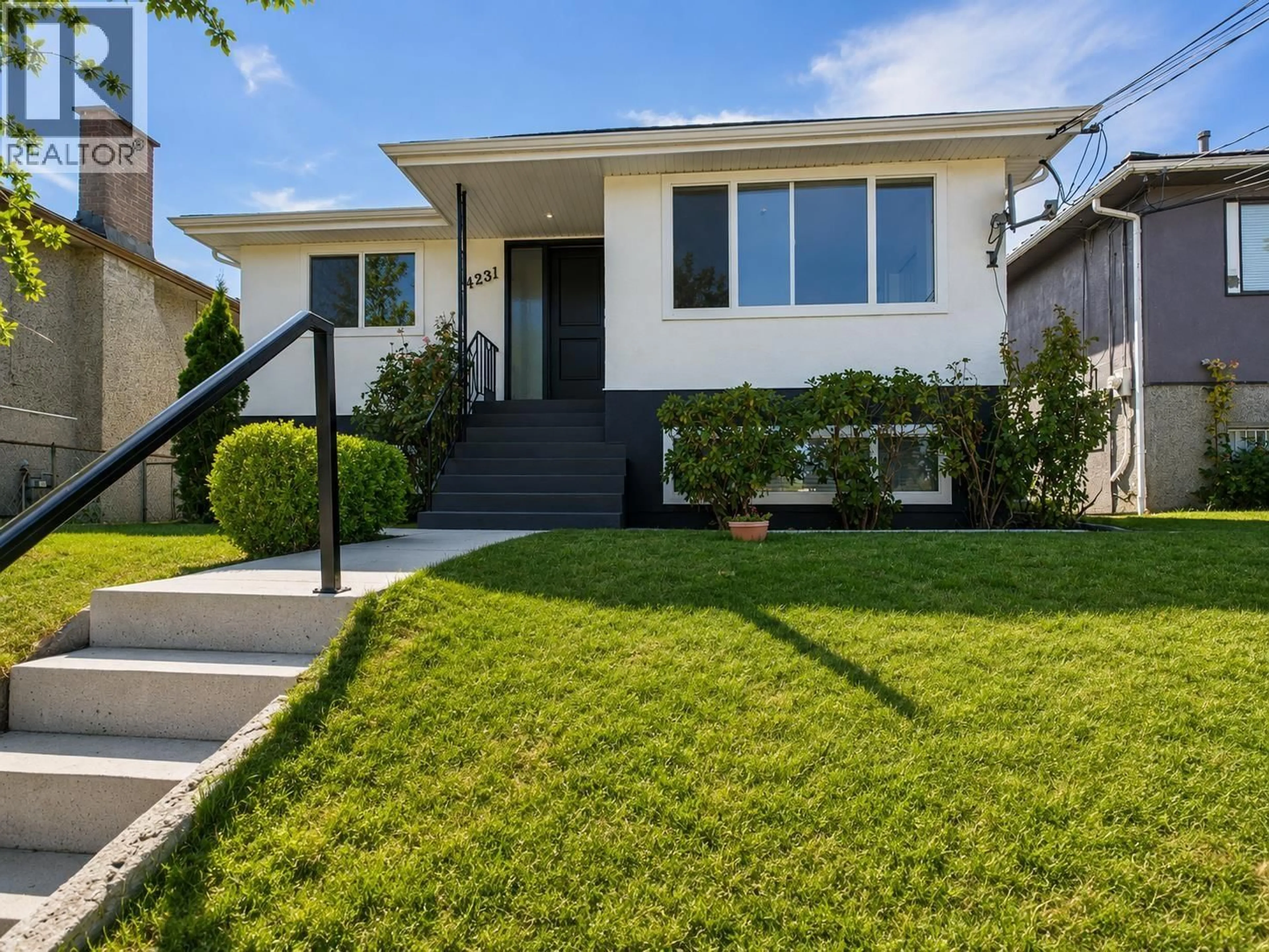 Home with vinyl exterior material, street for 4231 FLEMING STREET, Vancouver British Columbia V5N3W4