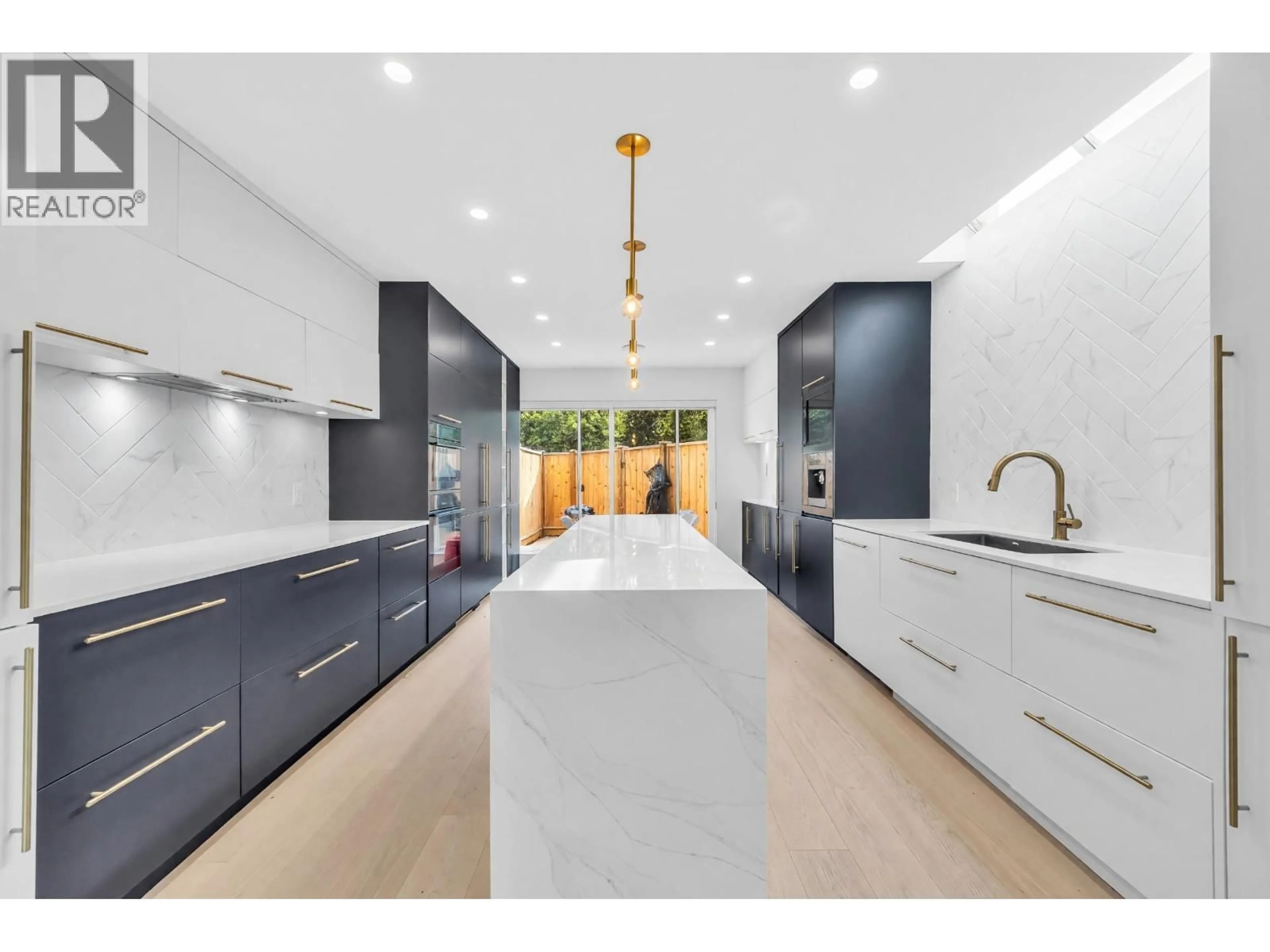 Contemporary kitchen, ceramic/tile floor for 265 KEITH ROAD, North Vancouver British Columbia V7L1V4