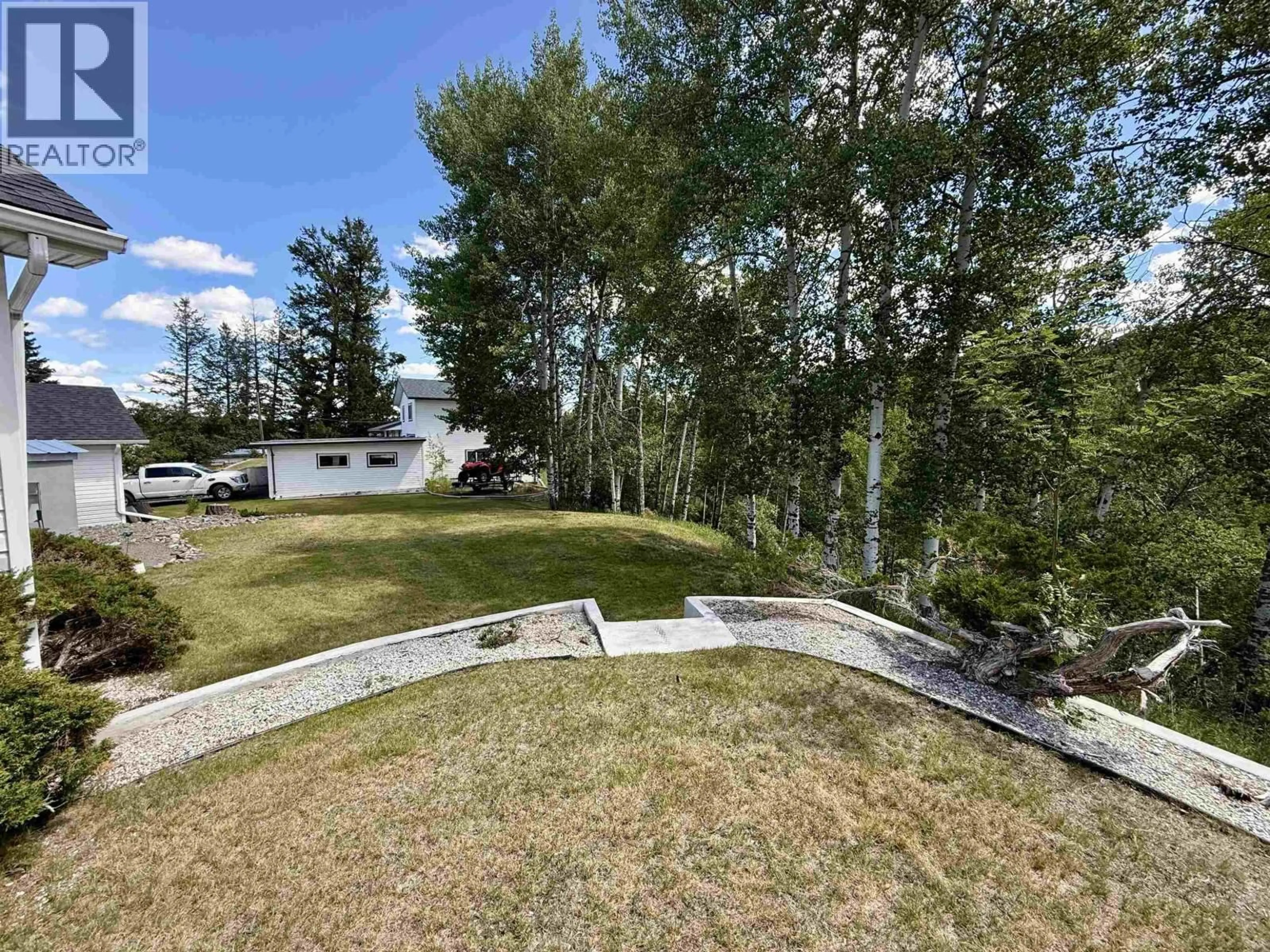 A pic from outside/outdoor area/front of a property/back of a property/a pic from drone, unknown for 185 BRIDGE CREEK PLACE, 100 Mile House British Columbia V0K2E0