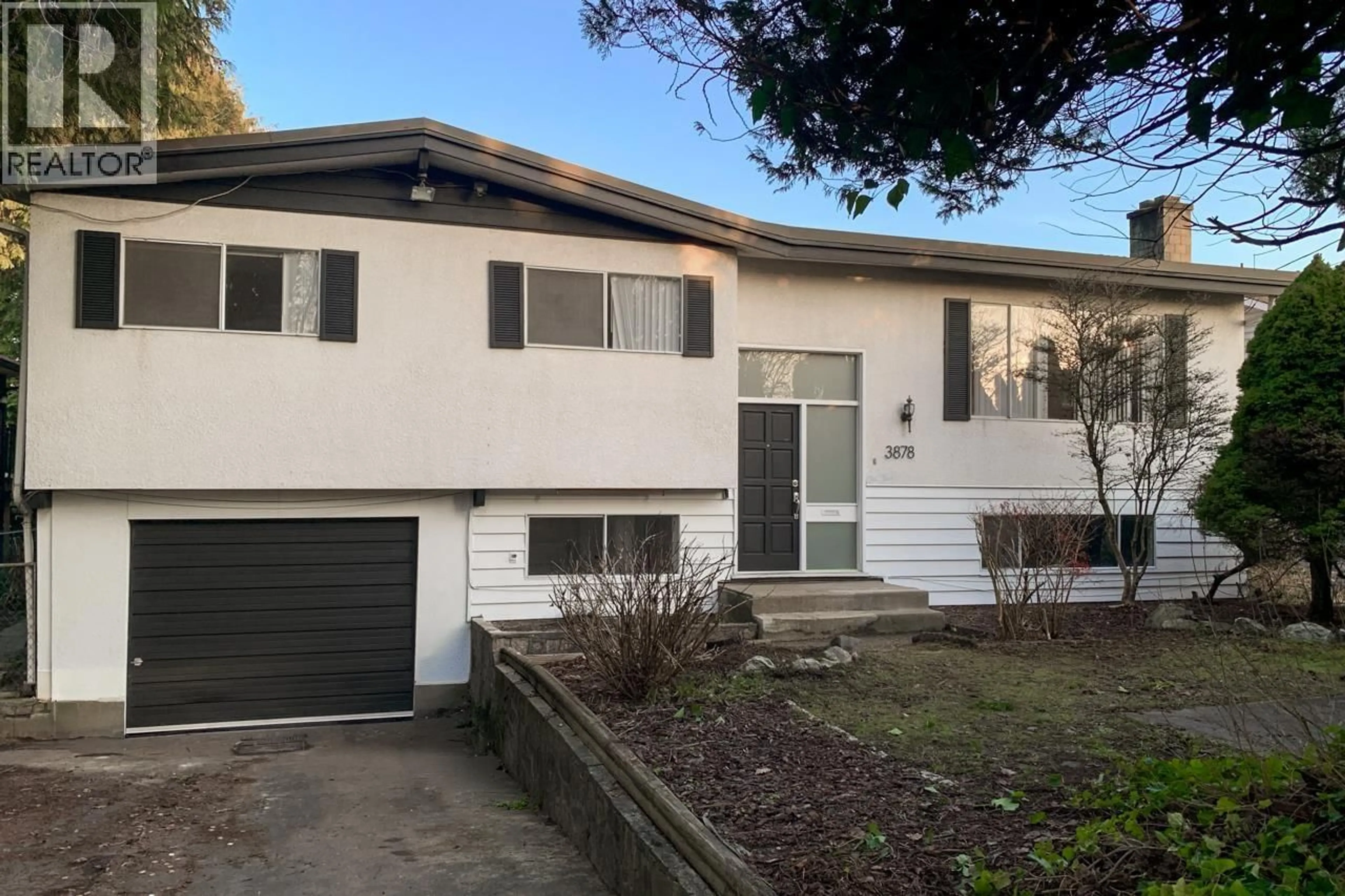 Home with vinyl exterior material, street for 3878 ROYAL OAK AVENUE, Burnaby British Columbia V5G3M2