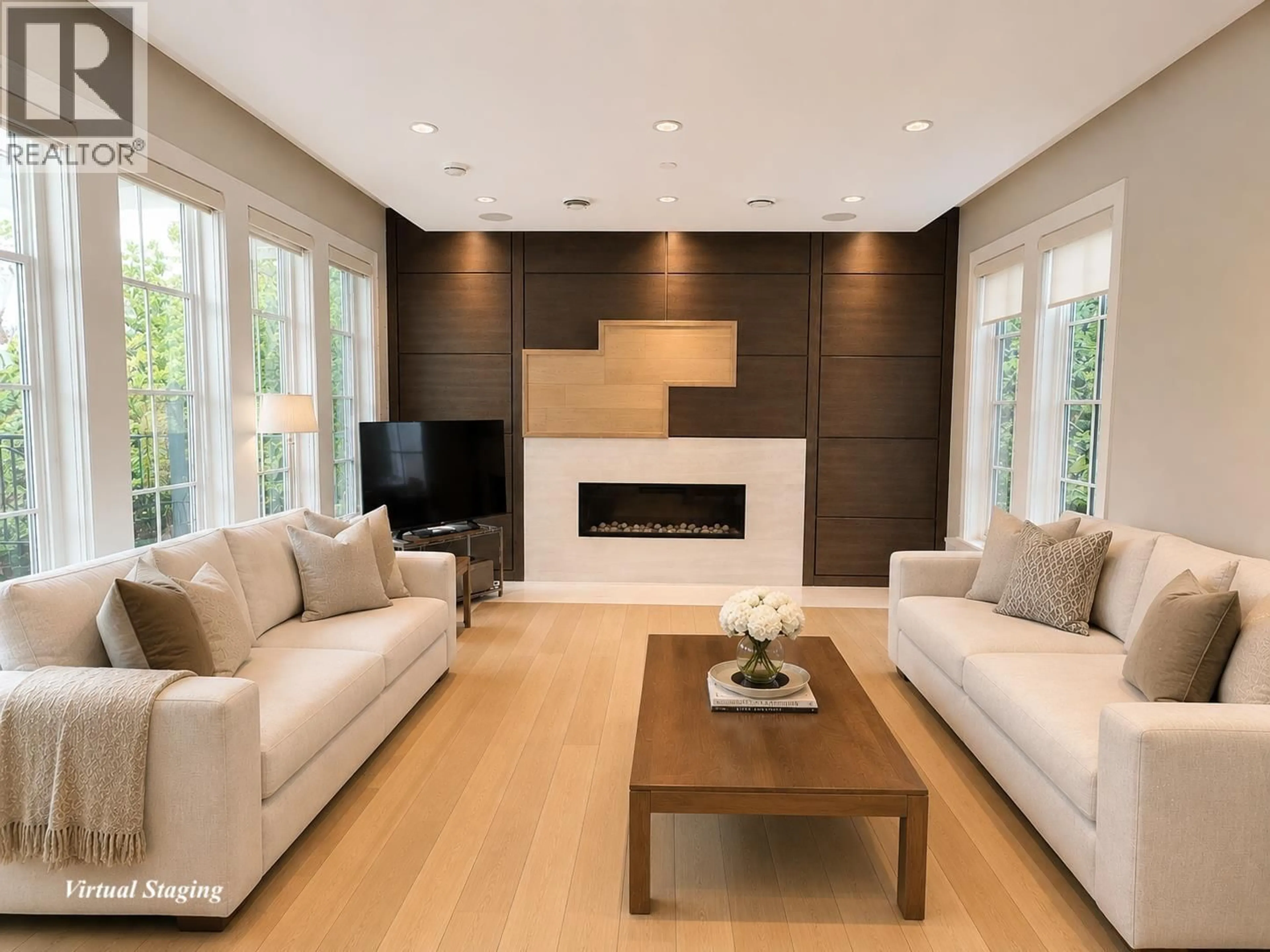 Living room with furniture, wood/laminate floor for 1028 58TH AVENUE, Vancouver British Columbia V6P1W1