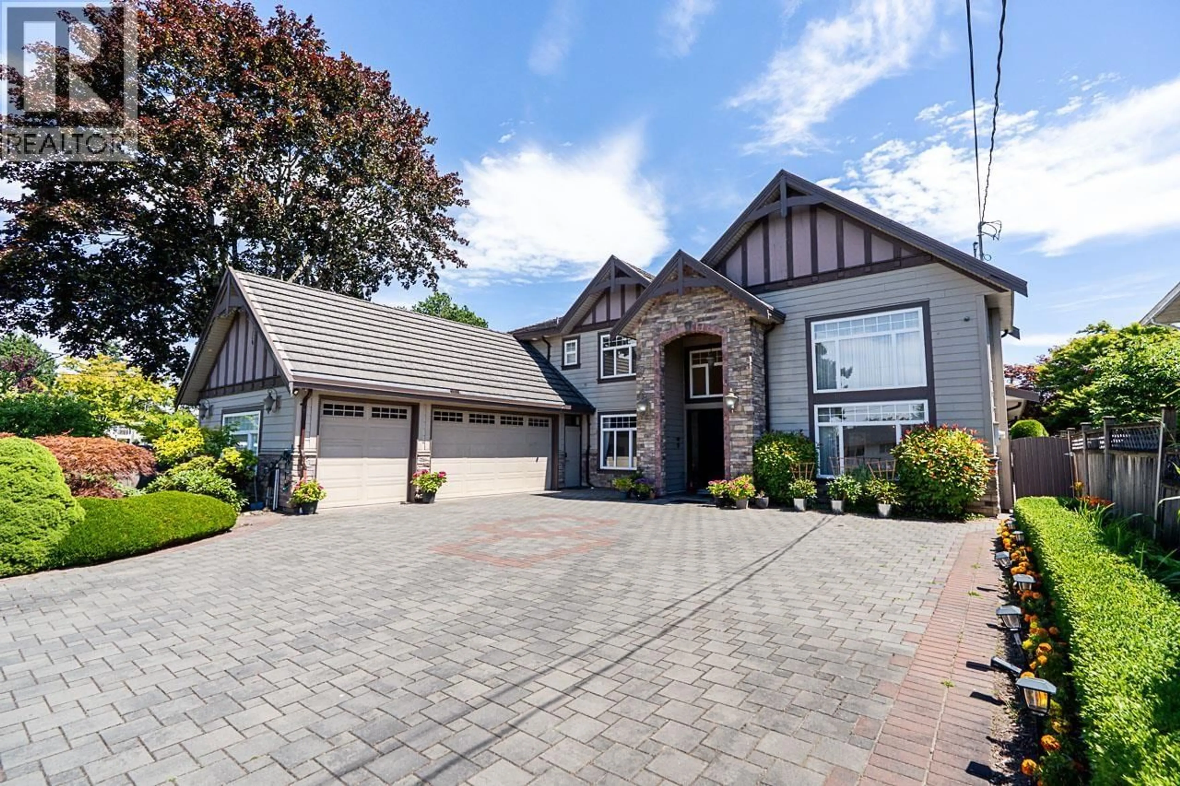 Home with brick exterior material, street for 8800 MOORE ROAD, Richmond British Columbia V6Y2J1