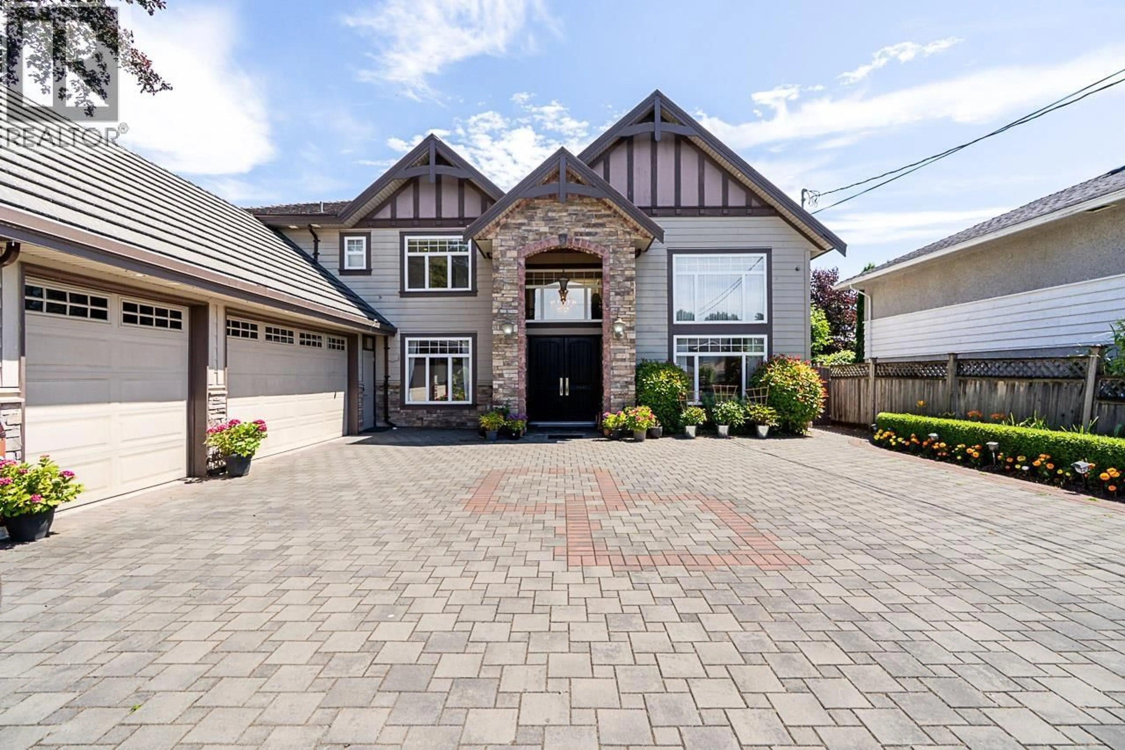 Home with brick exterior material, street for 8800 MOORE ROAD, Richmond British Columbia V6Y2J1