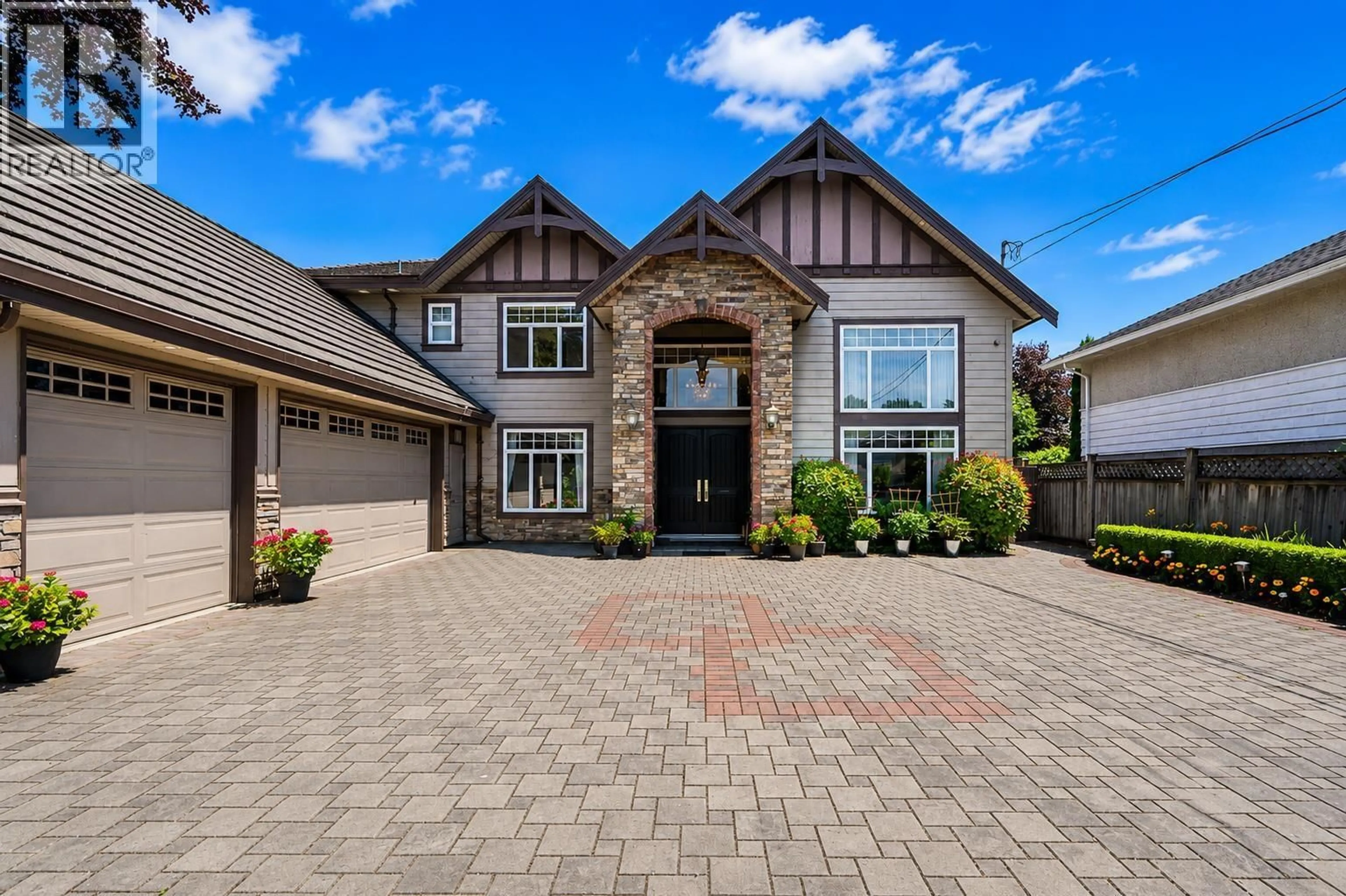 Home with brick exterior material, street for 8800 MOORE ROAD, Richmond British Columbia V6Y2J1
