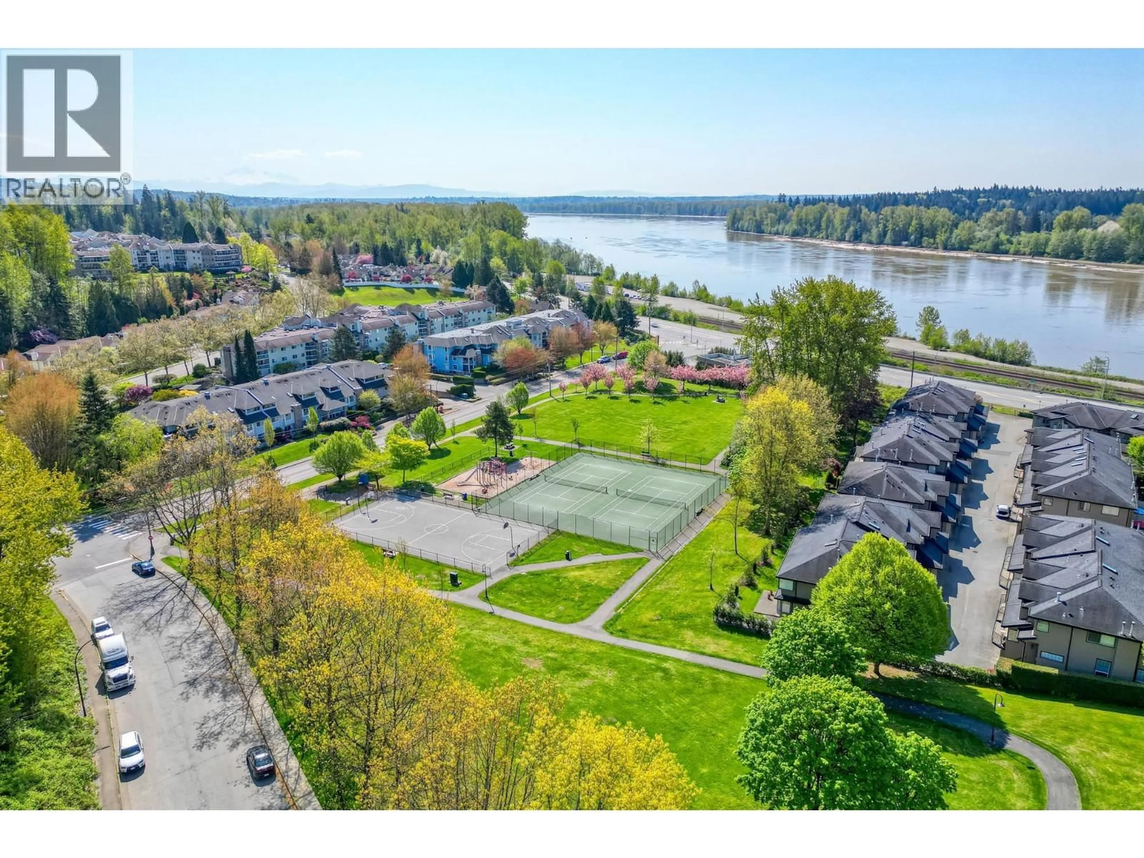 A pic from outside/outdoor area/front of a property/back of a property/a pic from drone, water/lake/river/ocean view for 204 - 11595 FRASER STREET, Maple Ridge British Columbia V2X0X7