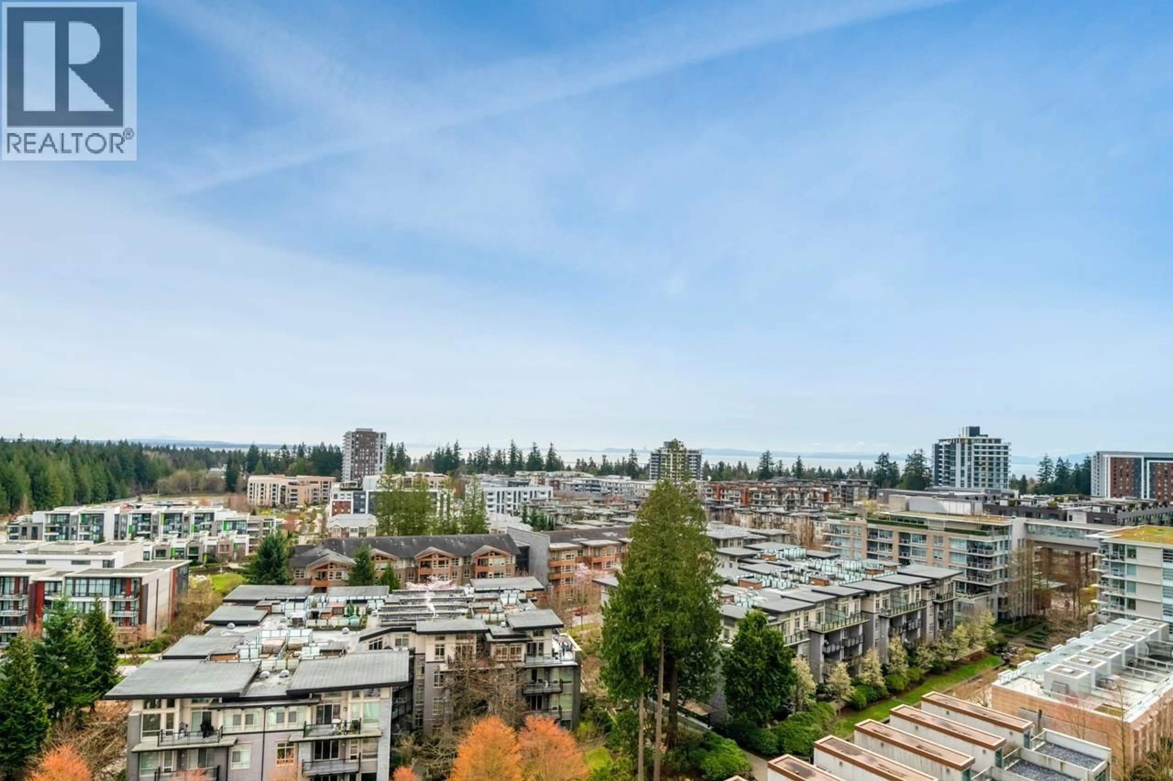 A pic from outside/outdoor area/front of a property/back of a property/a pic from drone, city buildings view from balcony for 1103 - 5728 BERTON AVENUE, Vancouver British Columbia V6S0E5
