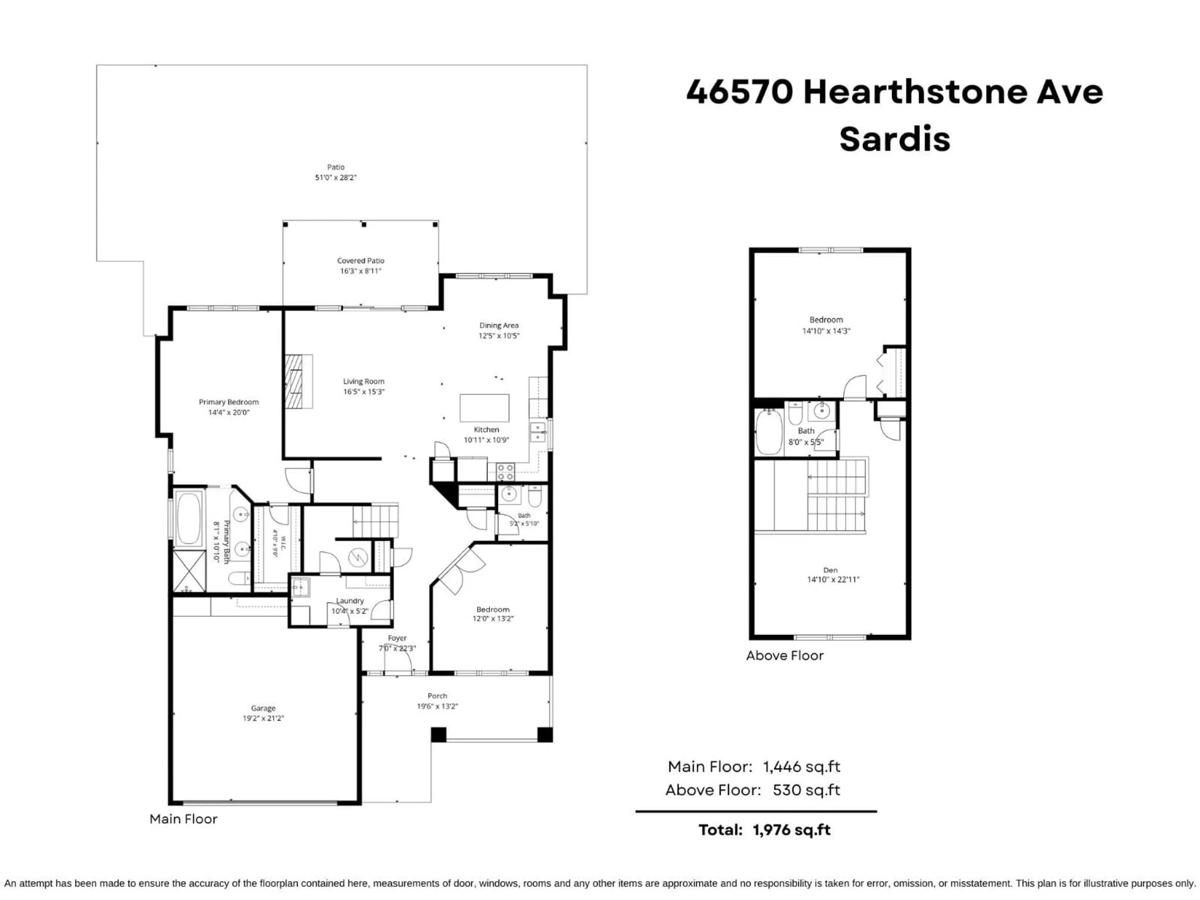 Floor plan for 46570 HEARTHSTONE AVENUE, Chilliwack British Columbia V2R0E4