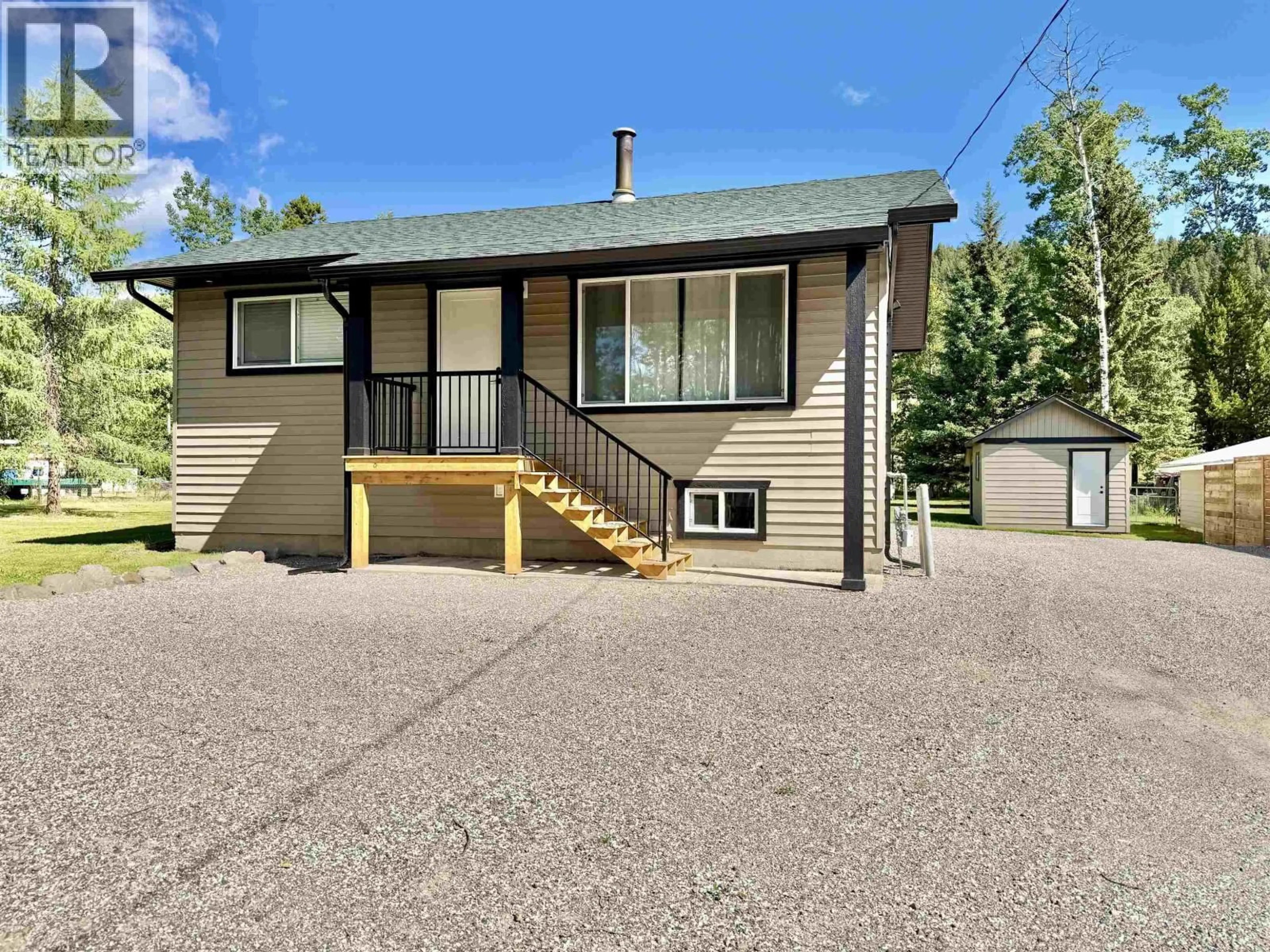 Home with vinyl exterior material, street for 5901 HORSE LAKE ROAD, Horse Lake British Columbia V0K2E3