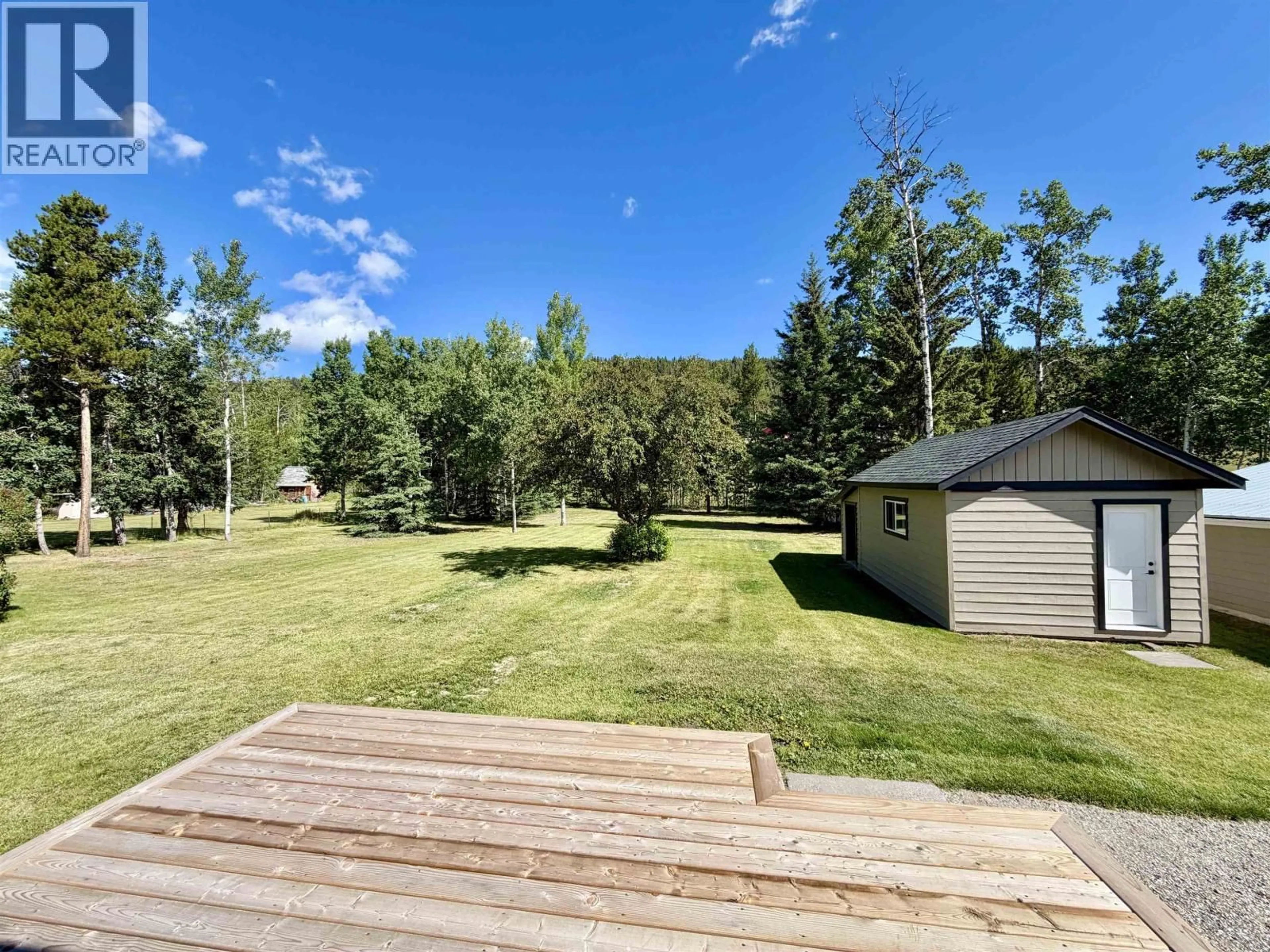 A pic from outside/outdoor area/front of a property/back of a property/a pic from drone, forest/trees view for 5901 HORSE LAKE ROAD, Horse Lake British Columbia V0K2E3