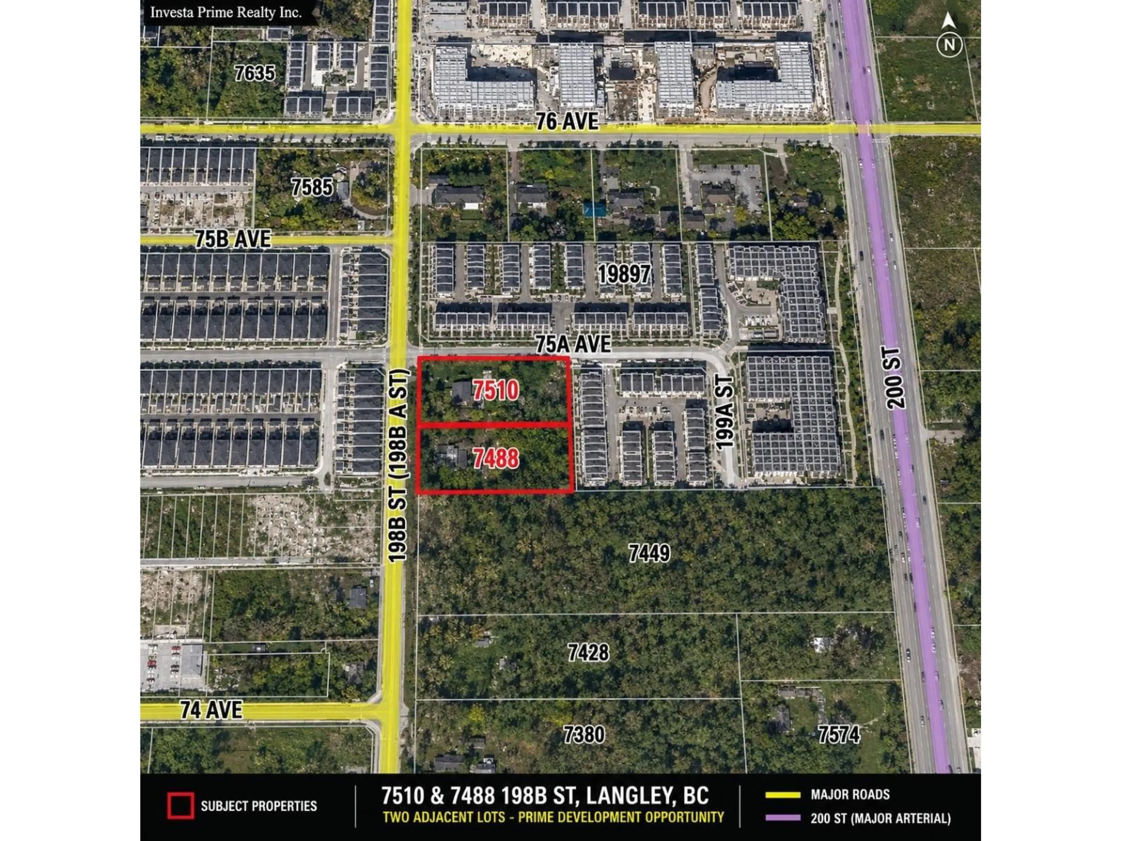 Picture of a map for 7488 198B STREET, Langley British Columbia V2Y1S1