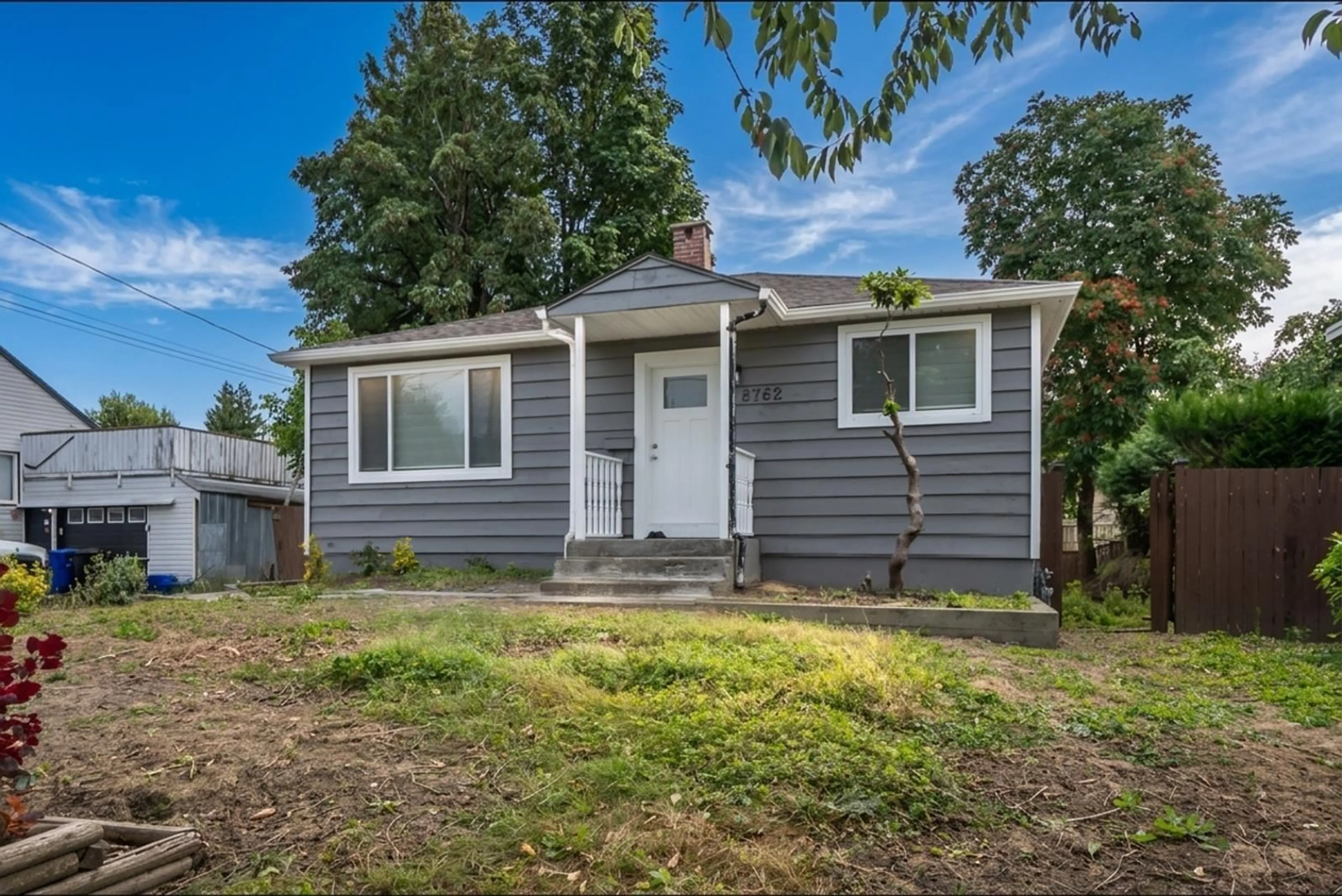 Home with vinyl exterior material, street for 8762 BELLEVUE DRIVE, Chilliwack British Columbia V2P3W7