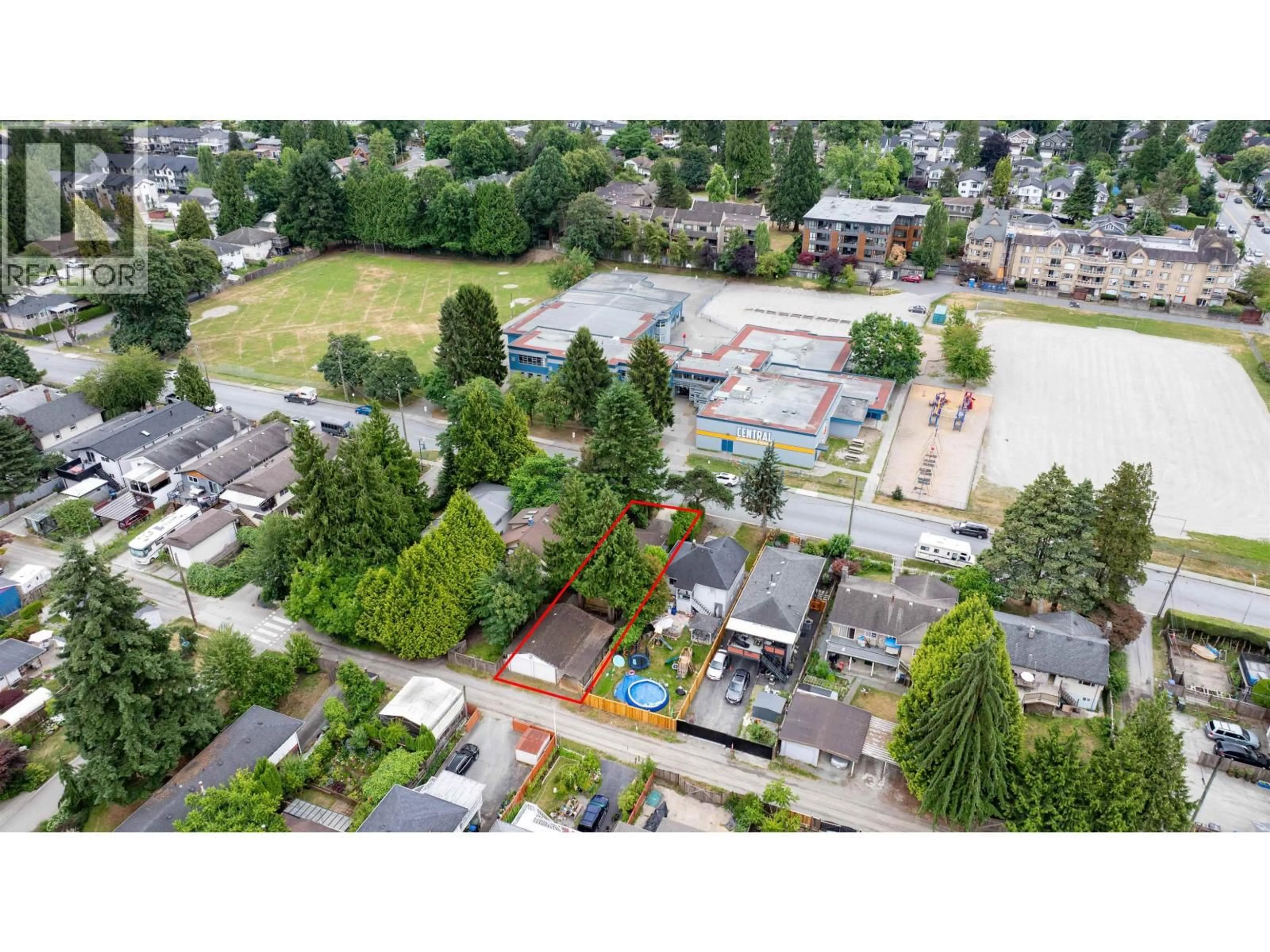 A pic from outside/outdoor area/front of a property/back of a property/a pic from drone, street for 2259 CENTRAL AVENUE, Port Coquitlam British Columbia V3C1V7