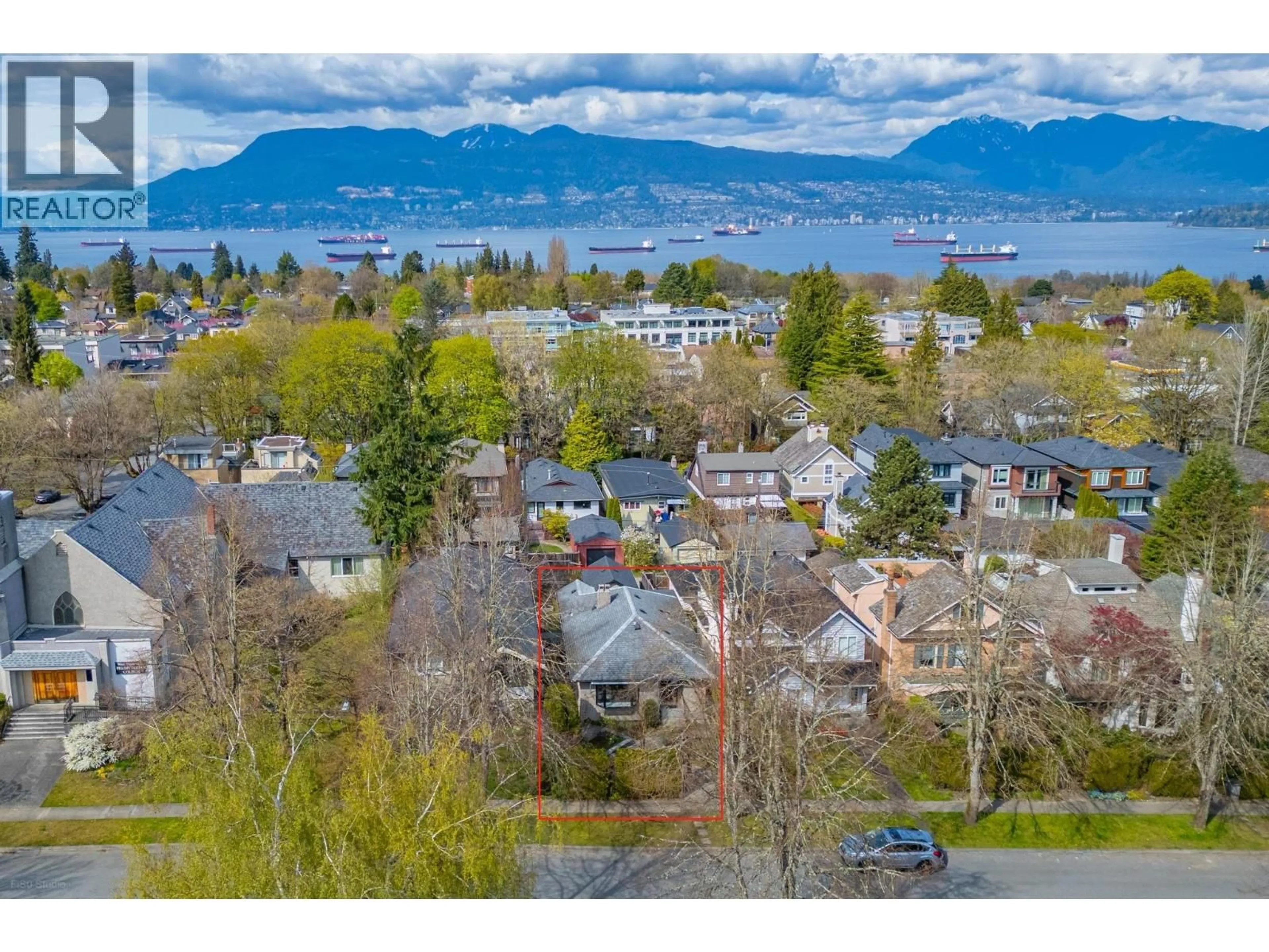 A pic from outside/outdoor area/front of a property/back of a property/a pic from drone, water/lake/river/ocean view for 4377 12TH AVENUE, Vancouver British Columbia V6R2P9