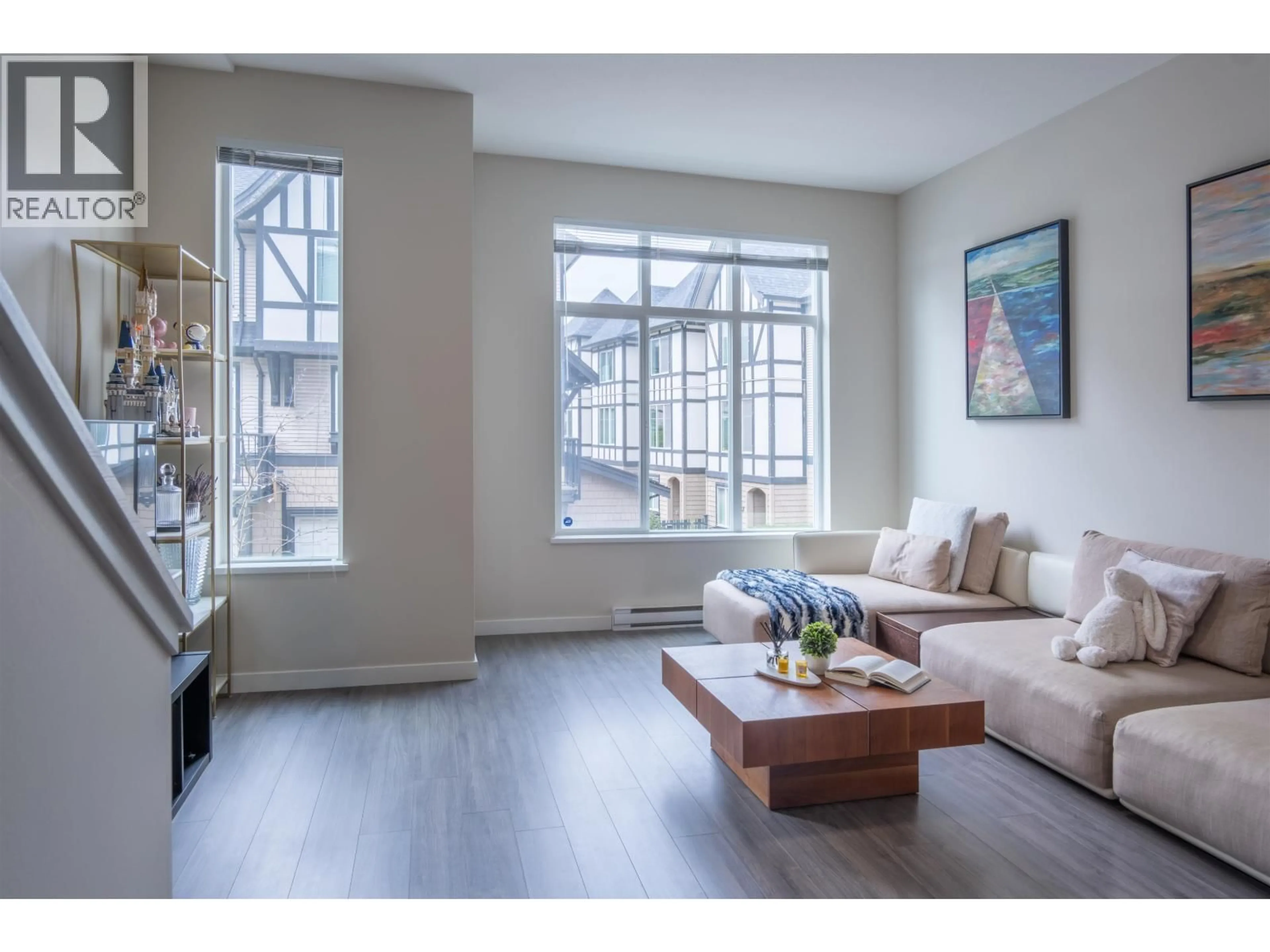 Living room with furniture, wood/laminate floor for 42 - 9728 ALEXANDRA ROAD, Richmond British Columbia V6X0M4