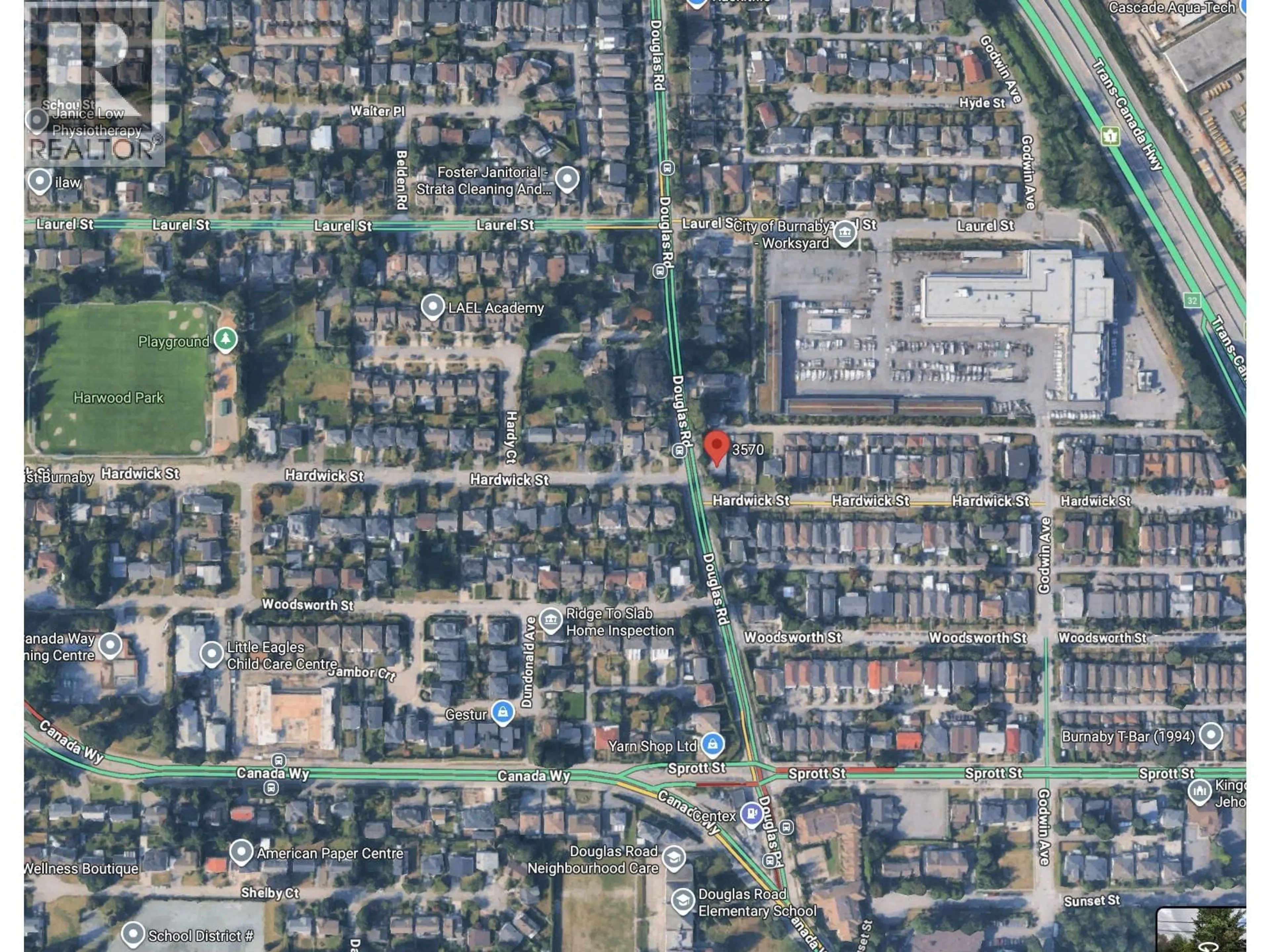 Picture of a map for 3570 DOUGLAS ROAD, Burnaby British Columbia V5G3P3