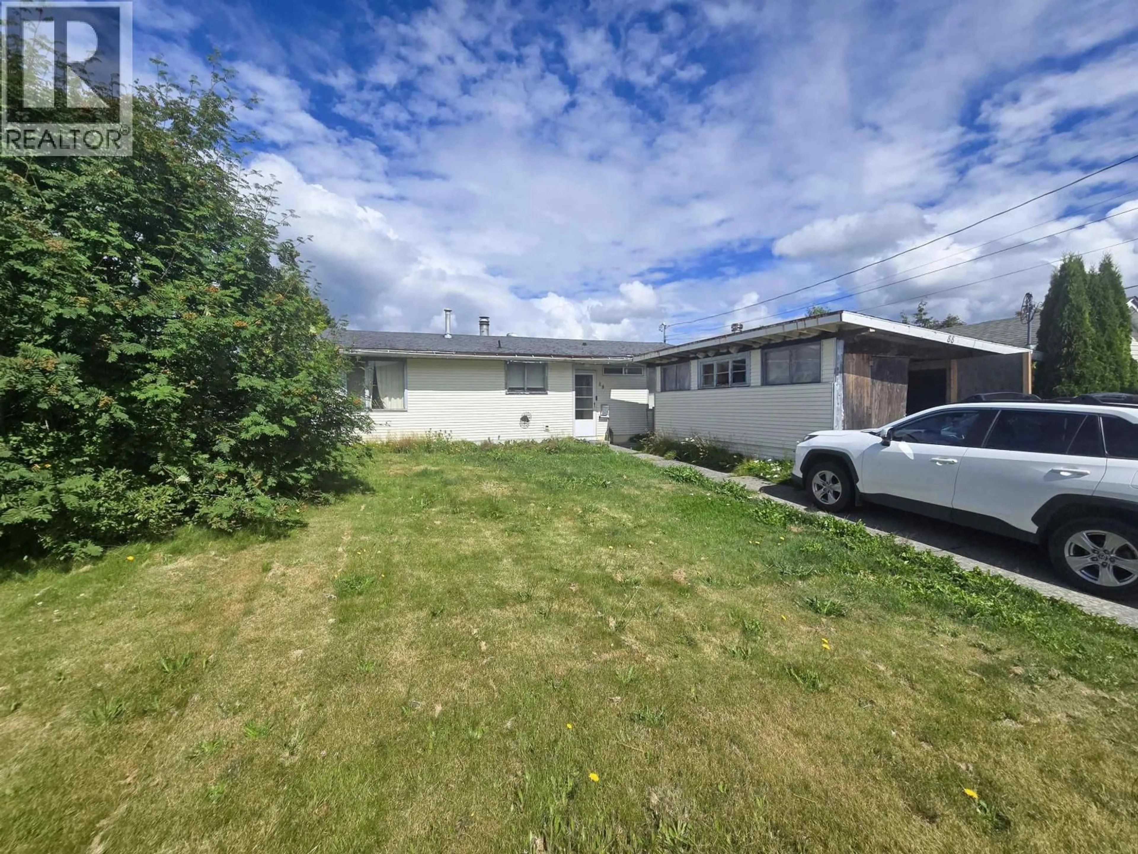A pic from outside/outdoor area/front of a property/back of a property/a pic from drone, street for 88 STARLING STREET, Kitimat British Columbia V8C1K5
