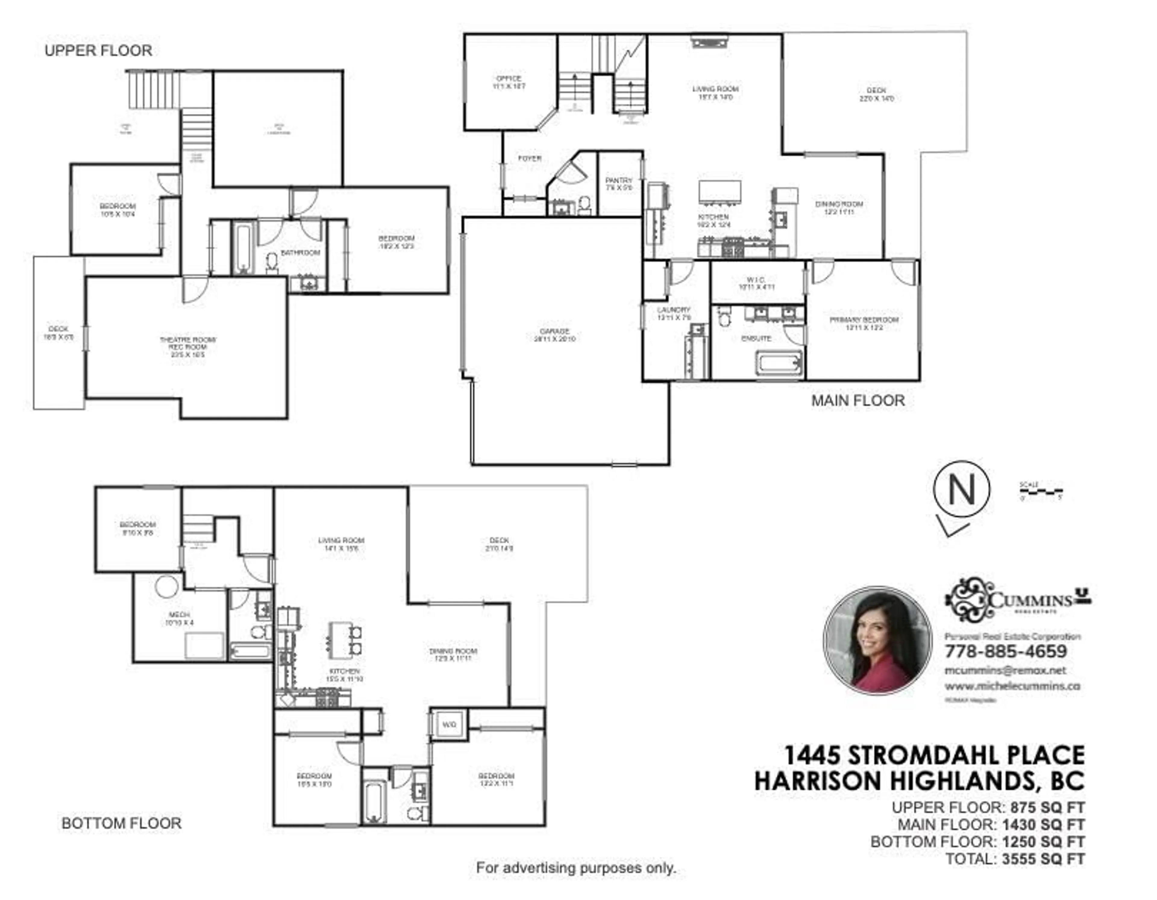 Floor plan for 1445 STROMDAHL PLACE, Agassiz British Columbia V0M1A1