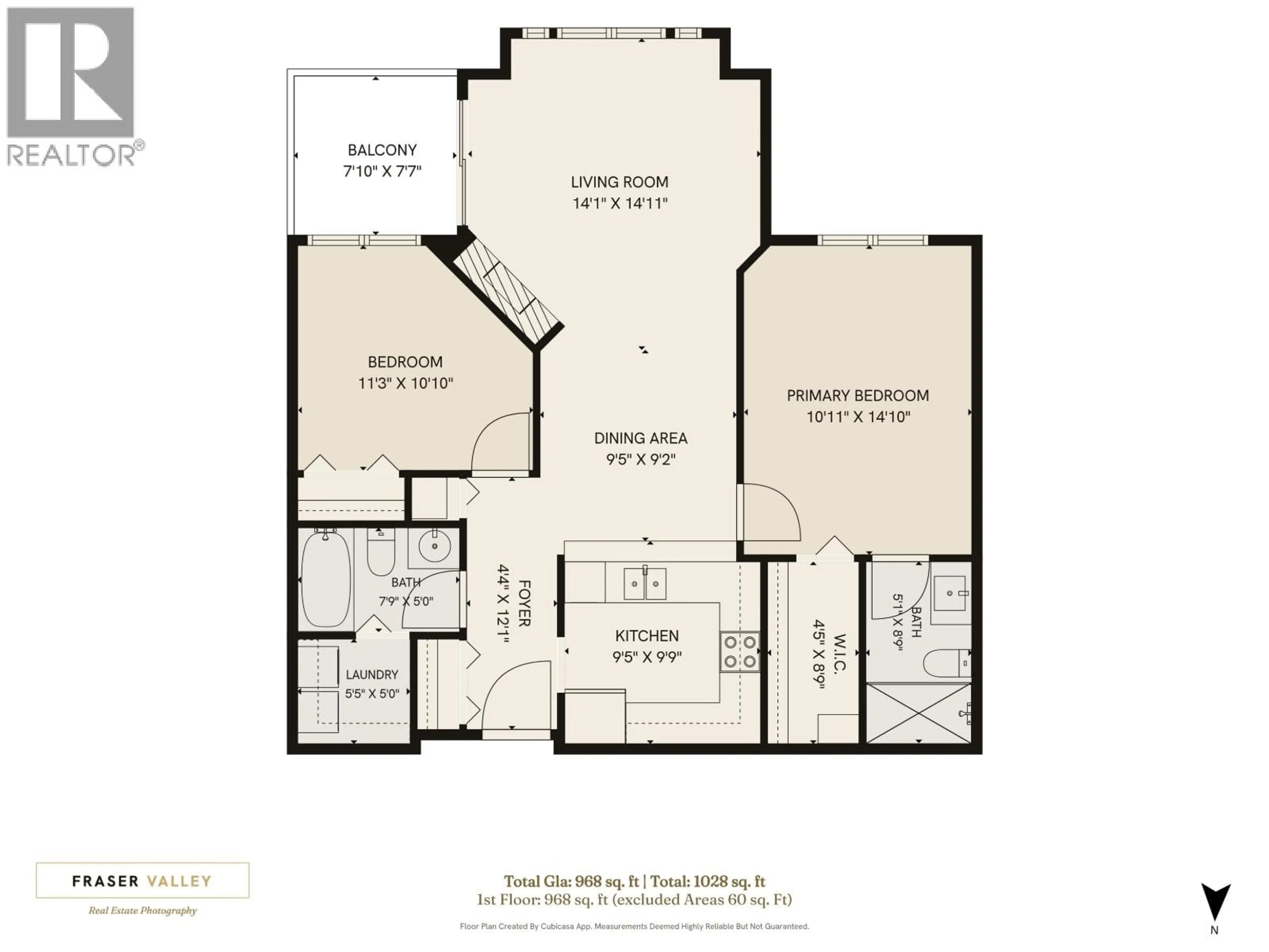 Floor plan for 407 - 83 STAR CRESCENT, New Westminster British Columbia V3M6X8