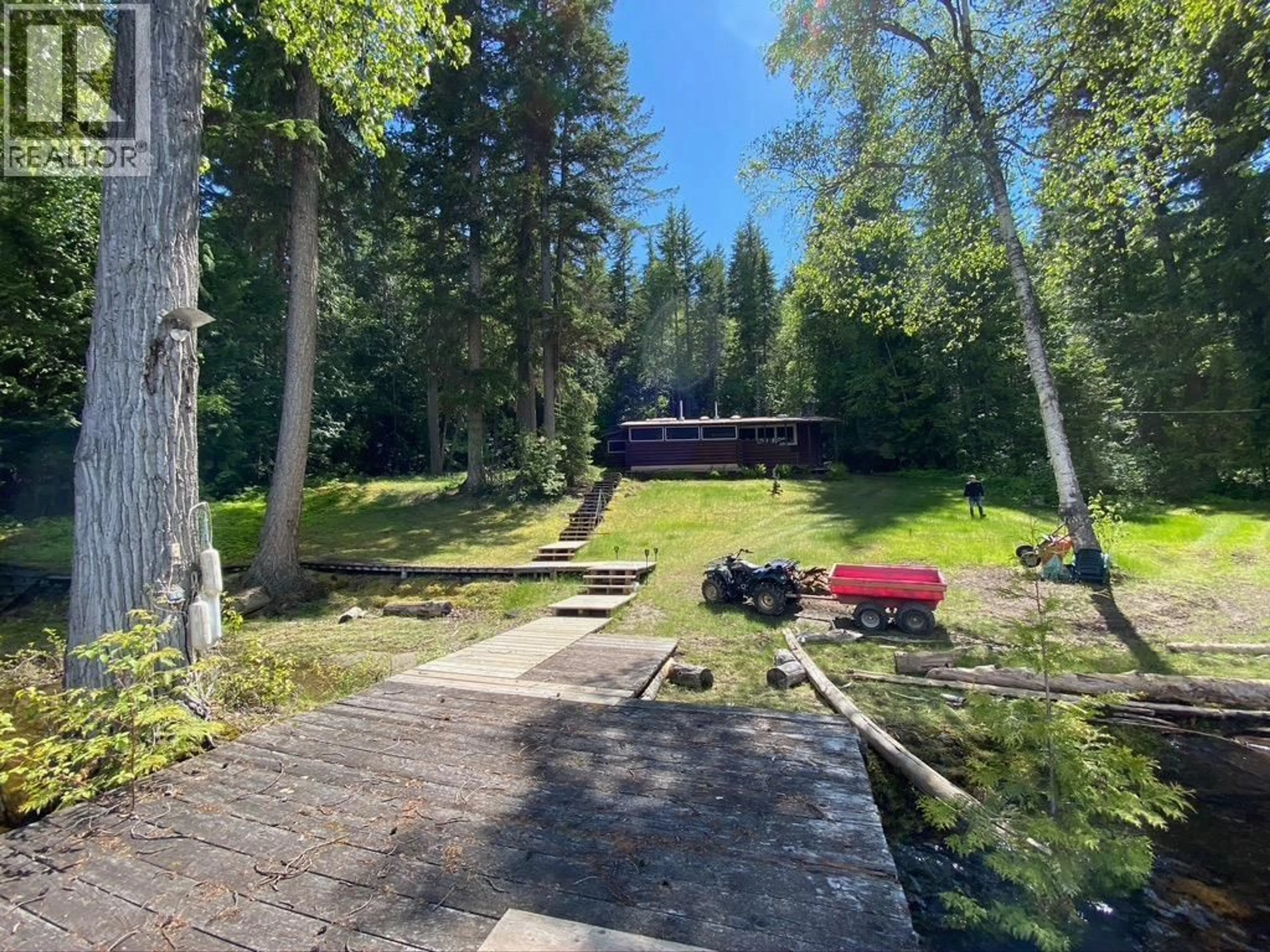A pic from outside/outdoor area/front of a property/back of a property/a pic from drone, forest/trees view for DL - 2744 MAHOOD LAKE ROAD, Mahood Lake British Columbia V0K1M0