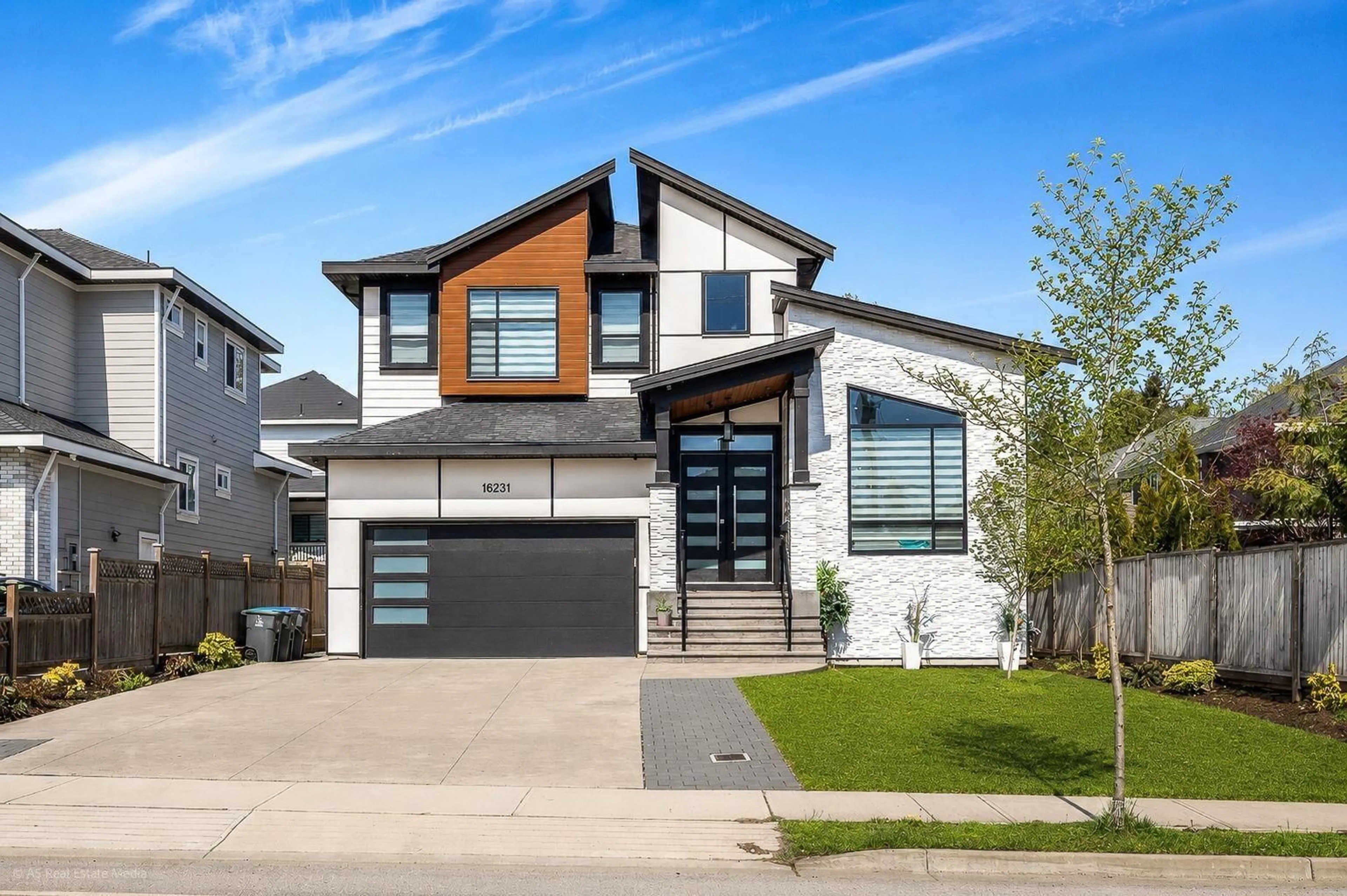 Home with vinyl exterior material, street for 16231 80 AVENUE, Surrey British Columbia V4N0X2