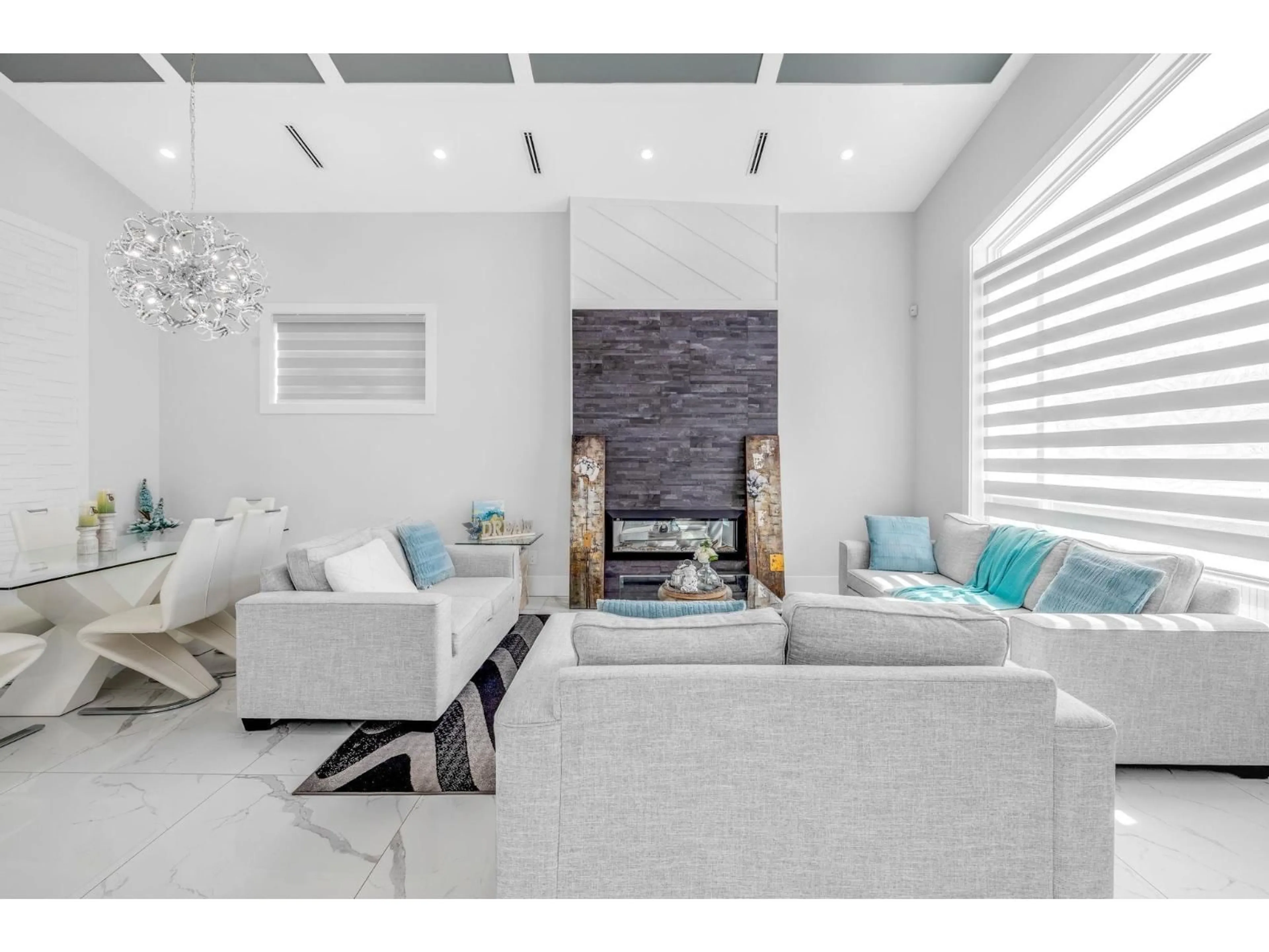 Living room with furniture, ceramic/tile floor for 16231 80 AVENUE, Surrey British Columbia V4N0X2