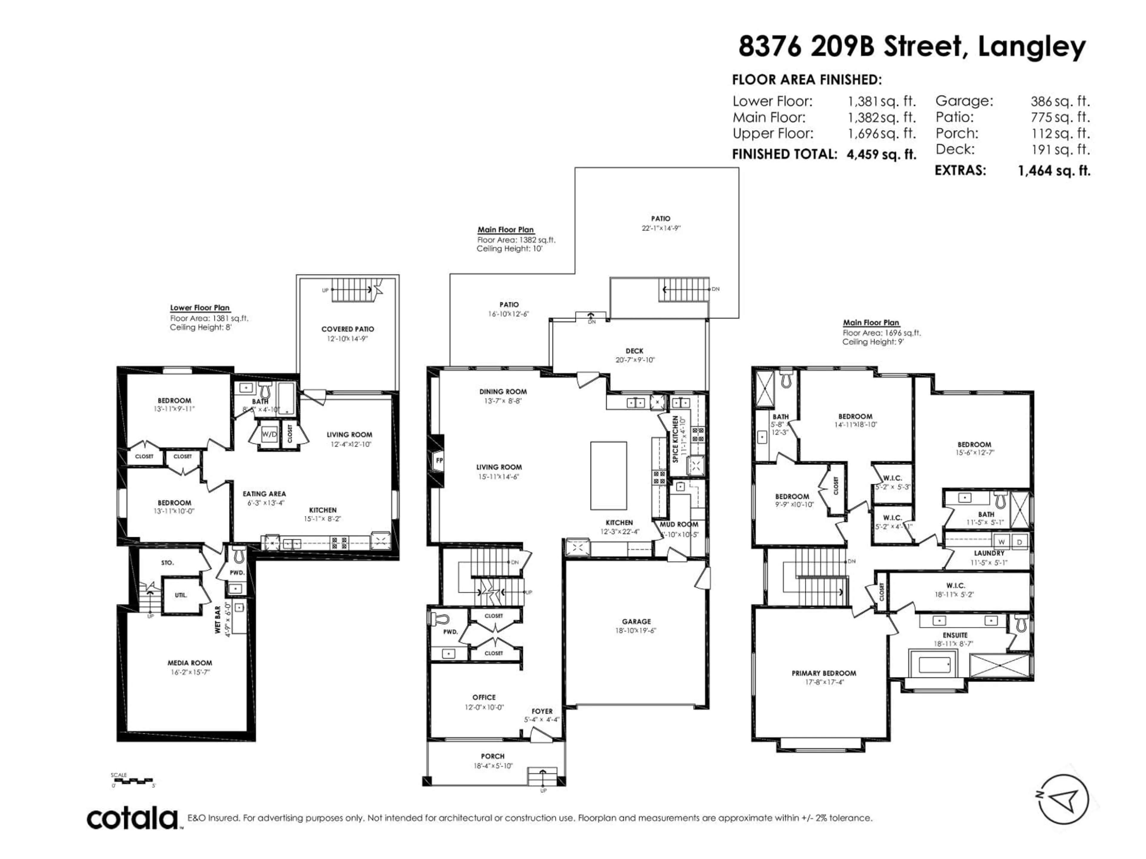Floor plan for 8376 209B STREET, Langley British Columbia V2Y4K4