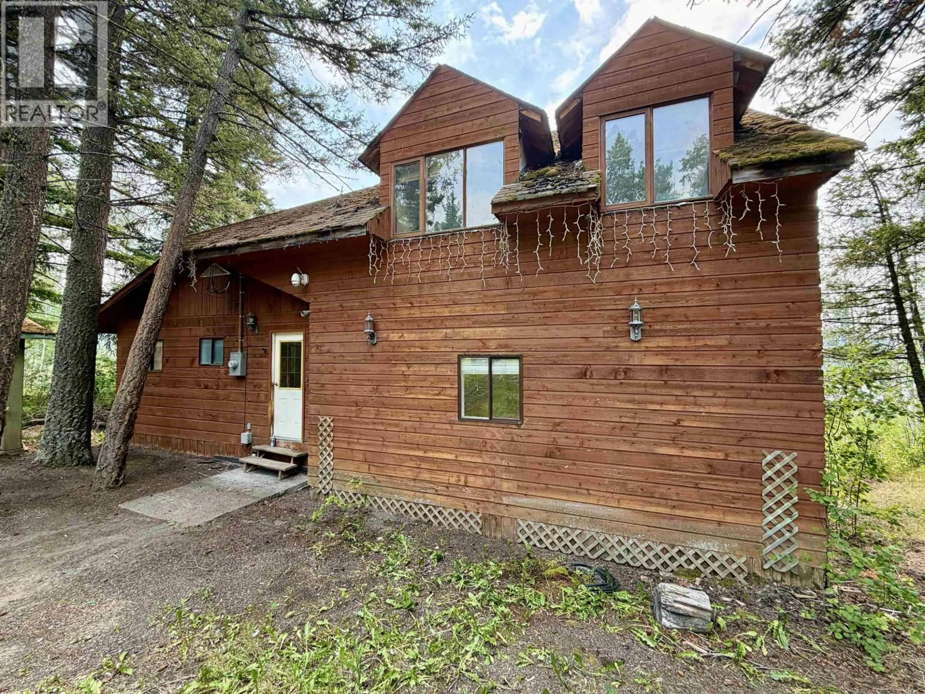 A pic from outside/outdoor area/front of a property/back of a property/a pic from drone, building for 7786 BRIDGE LAKE ROAD, Bridge Lake British Columbia V0K1X2
